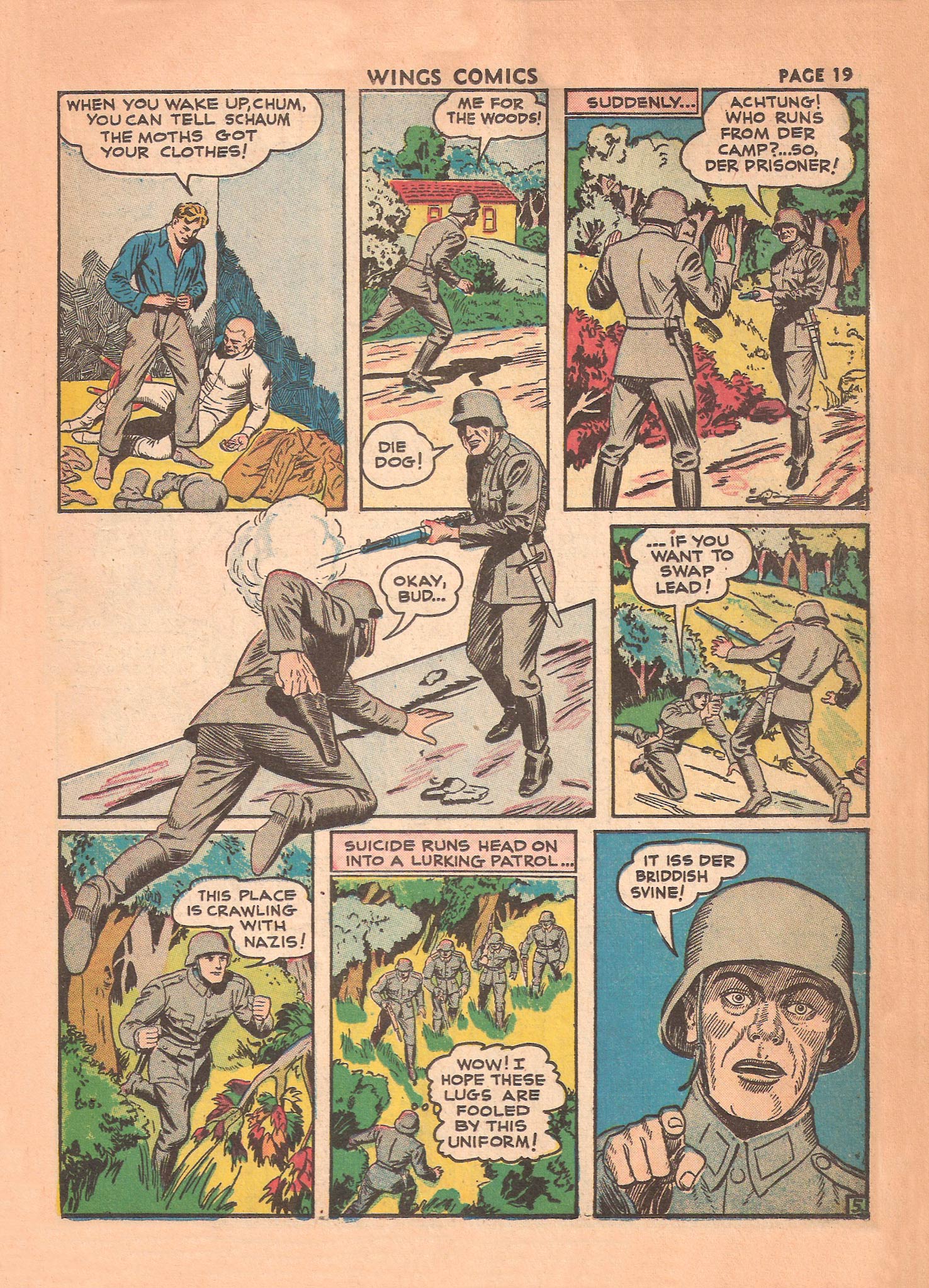 Read online Wings Comics comic -  Issue #17 - 21