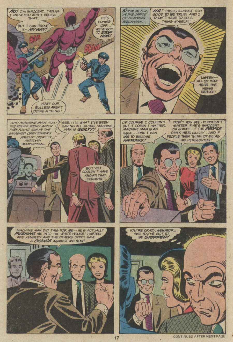 Read online Machine Man (1978) comic -  Issue #14 - 12