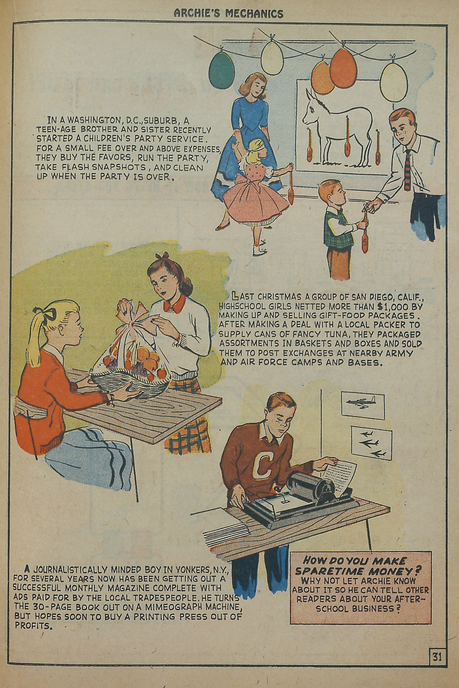 Read online Archie's Mechanics comic -  Issue #1 - 32