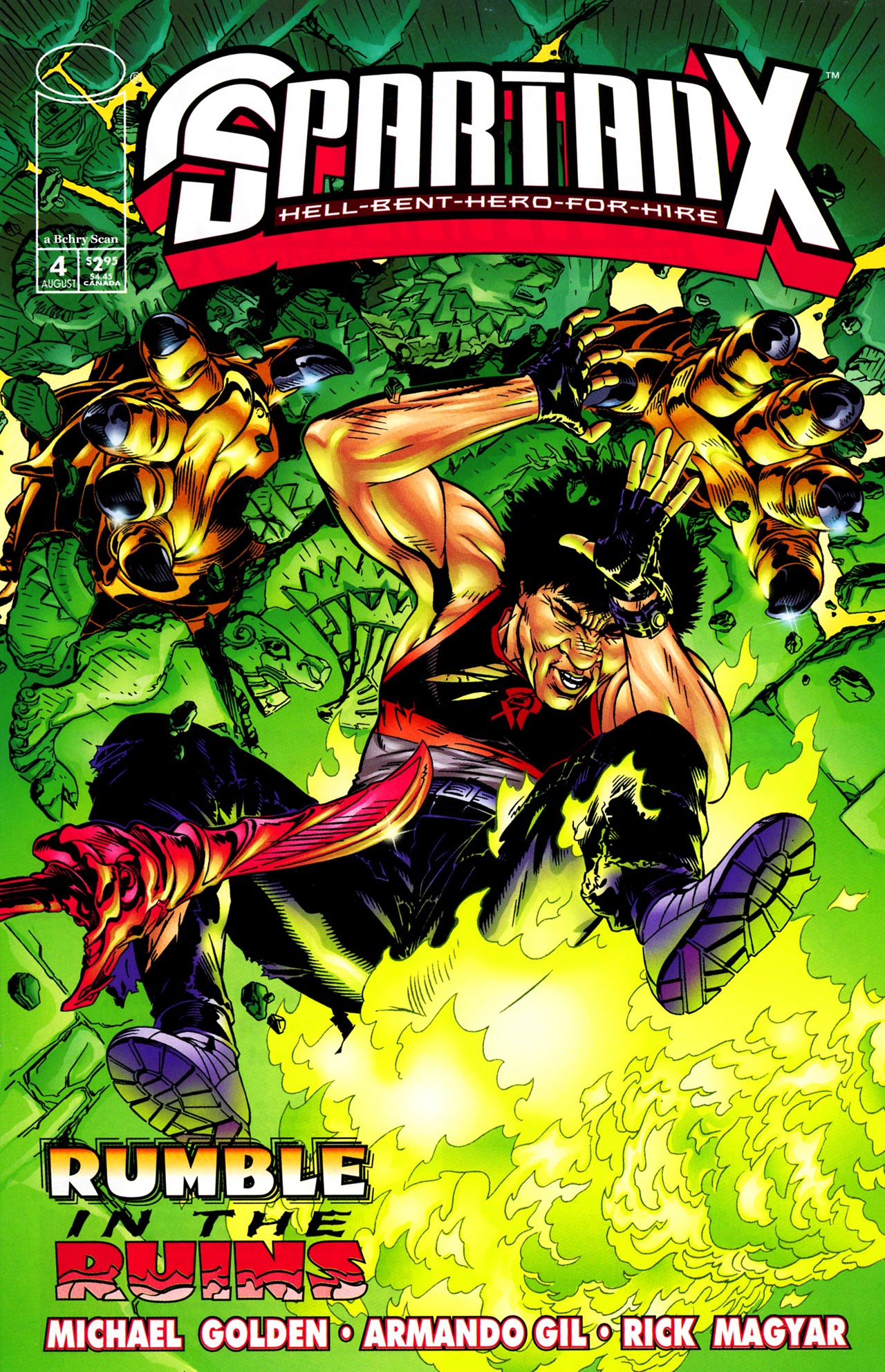 Read online Jackie Chan's Spartan X: Hell Bent Hero For Hire comic -  Issue #4 - 1
