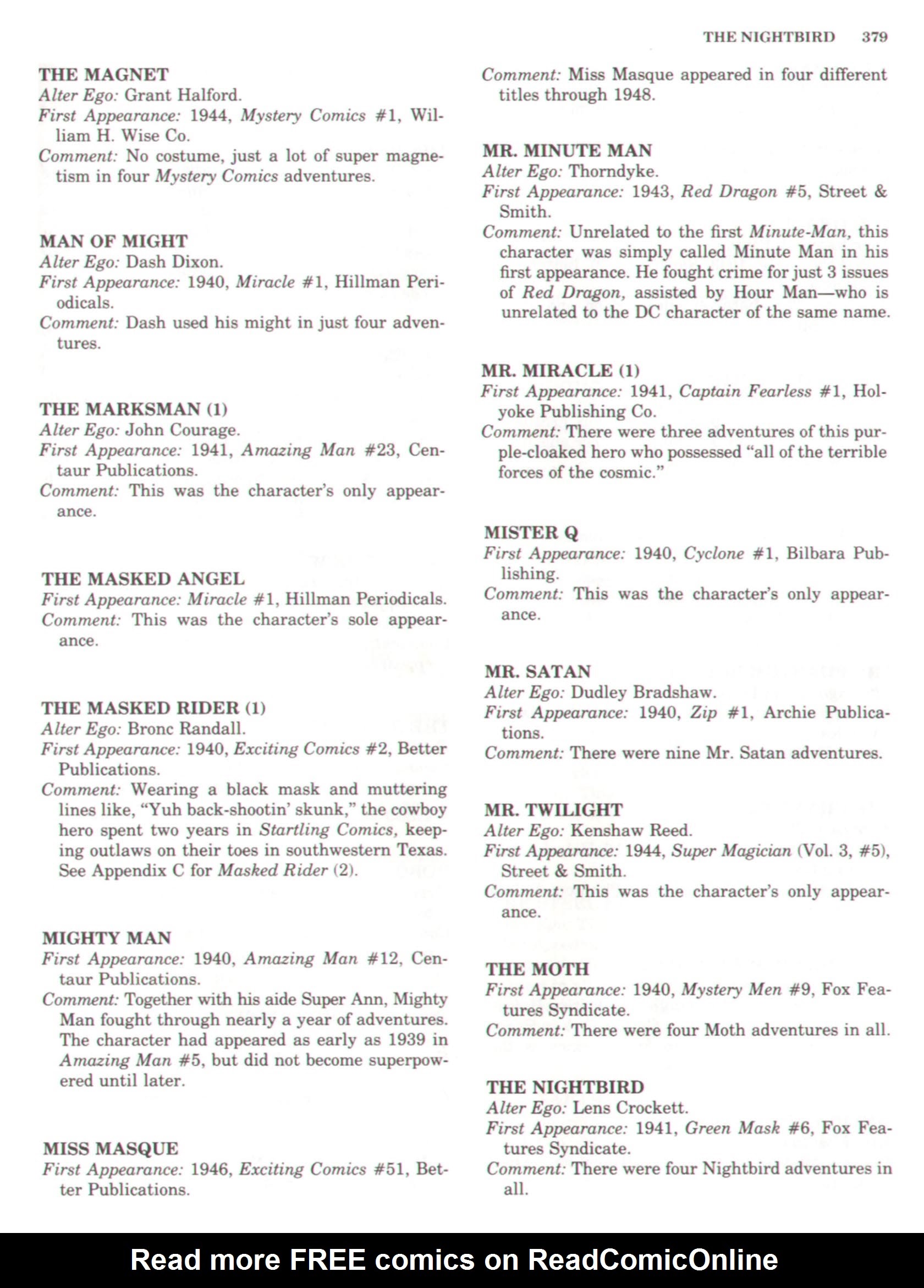 Read online The Encyclopedia of Superheroes comic -  Issue # TPB (Part 5) - 22