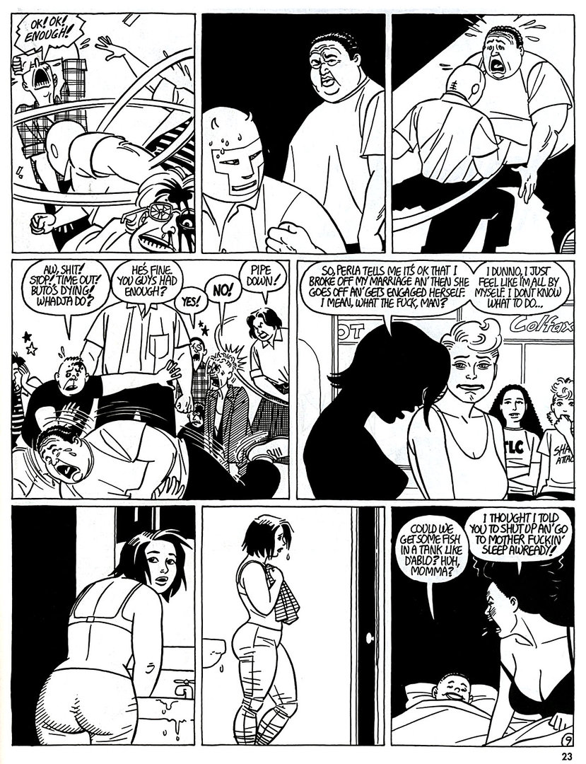 Read online Love and Rockets (1982) comic -  Issue #49 - 25