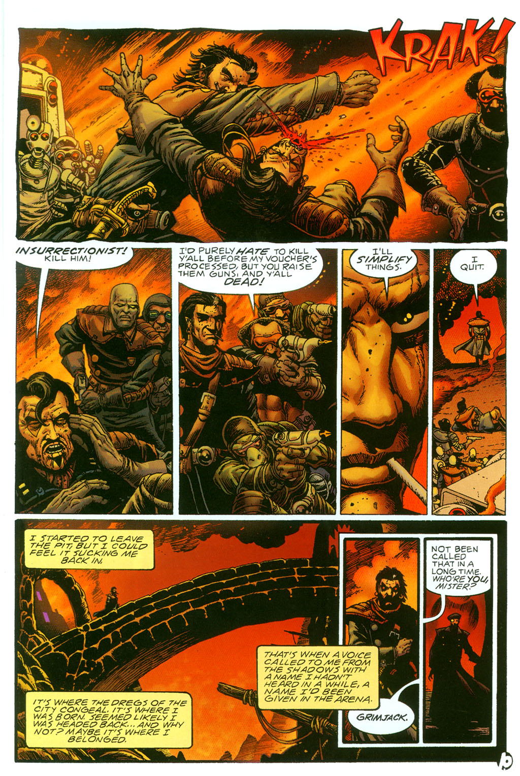 Read online Grimjack: Killer Instinct comic -  Issue # _Ashcan Edition - 12