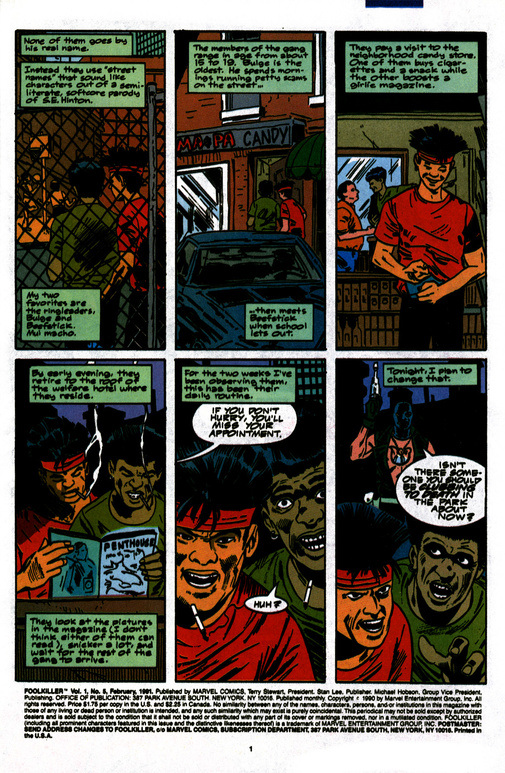 Read online Foolkiller (1990) comic -  Issue #5 - 2