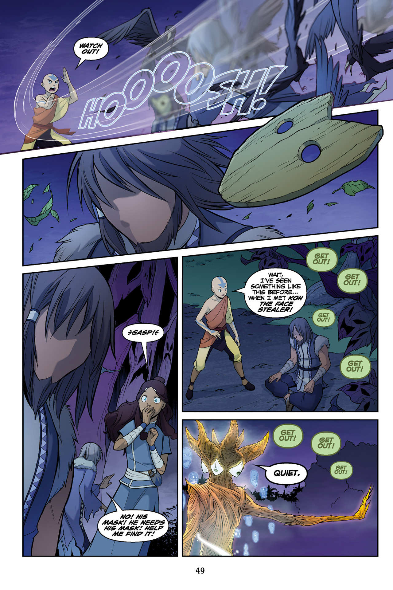 Read online Nickelodeon Avatar: The Last Airbender - The Search comic -  Issue # Part 3 - 50