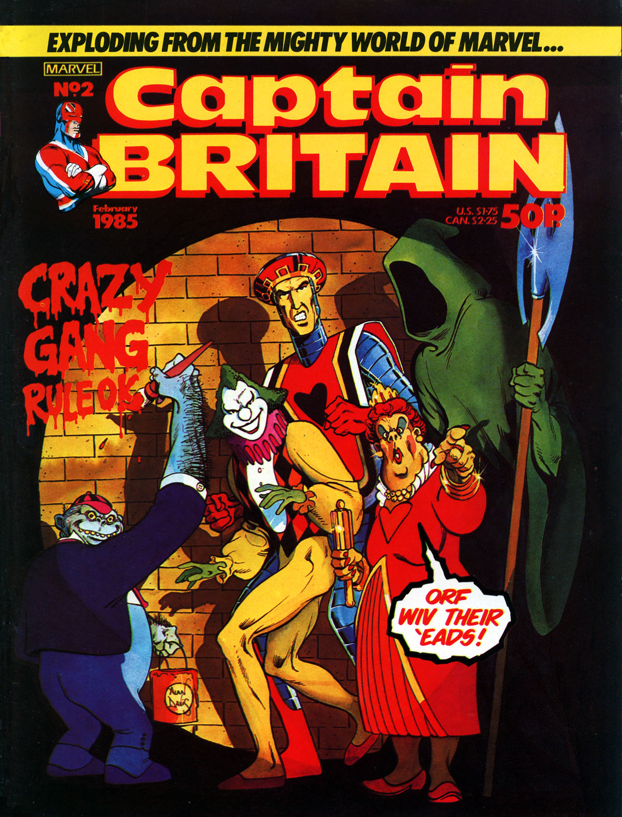 Read online Captain Britain (1985) comic -  Issue #2 - 1