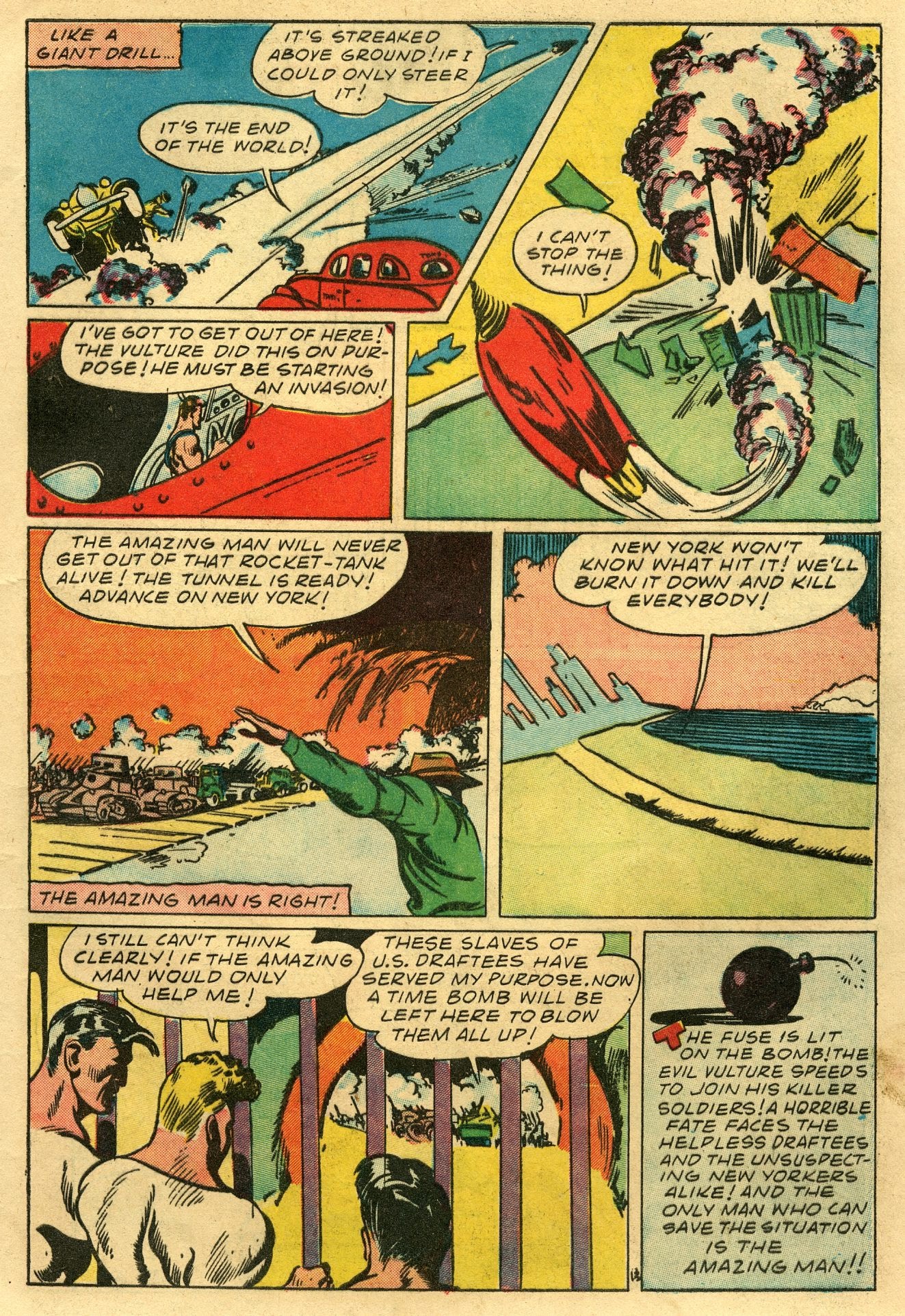 Read online Amazing Man Comics comic -  Issue #24 - 15