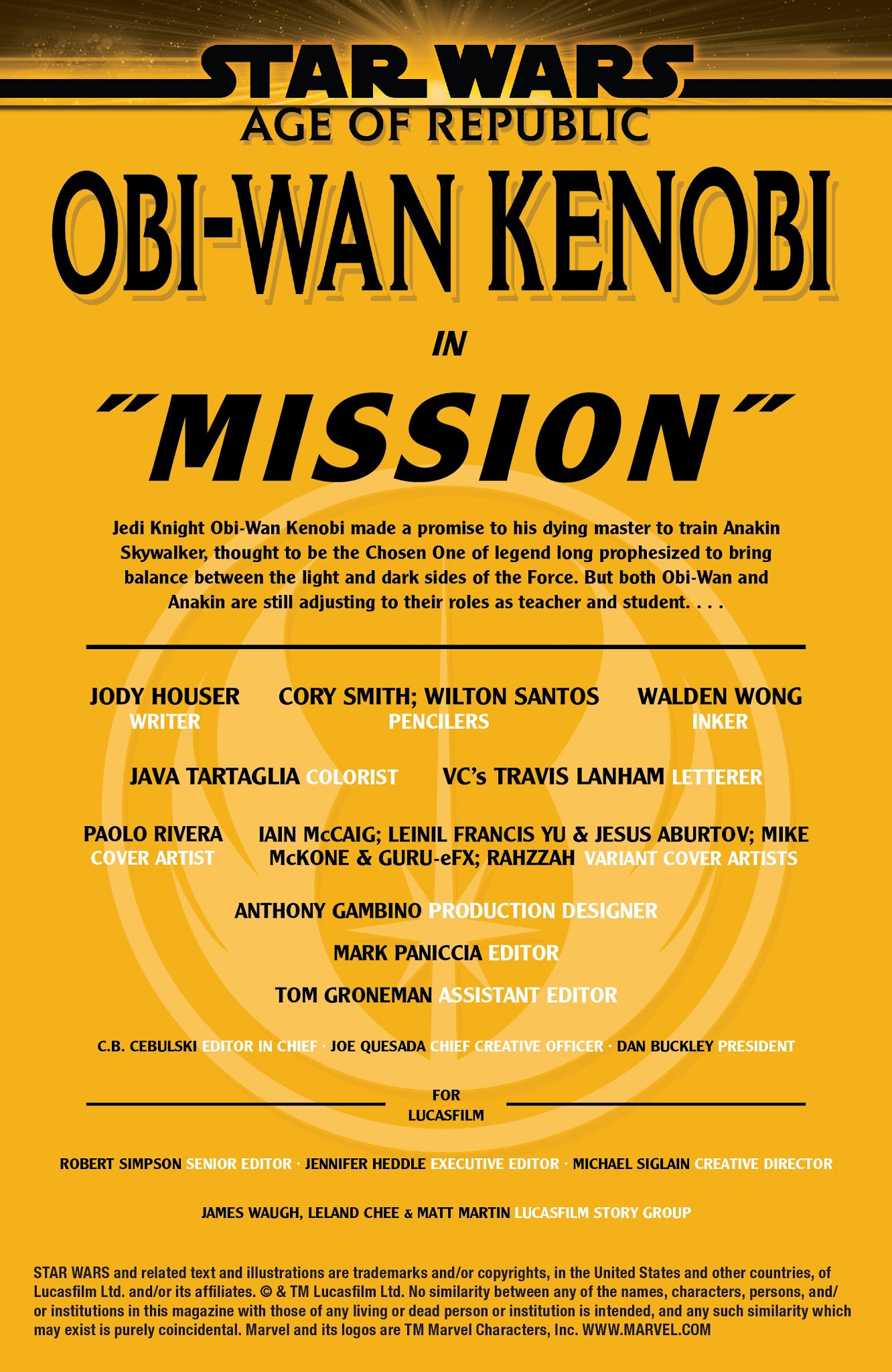 Read online Star Wars: Age of Republic - Obi-Wan Kenobi comic -  Issue # Full - 2