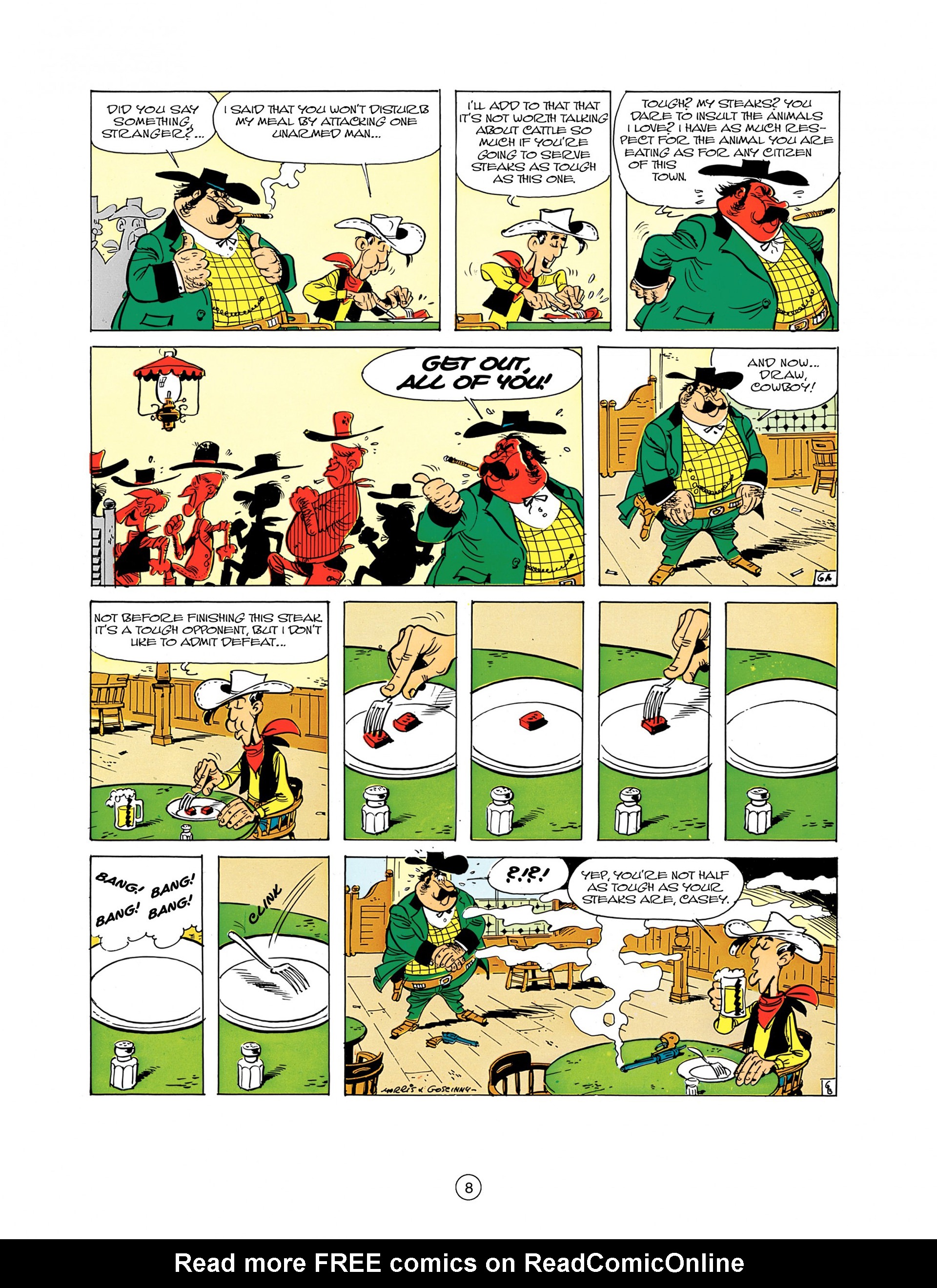 Read online A Lucky Luke Adventure comic -  Issue #7 - 8