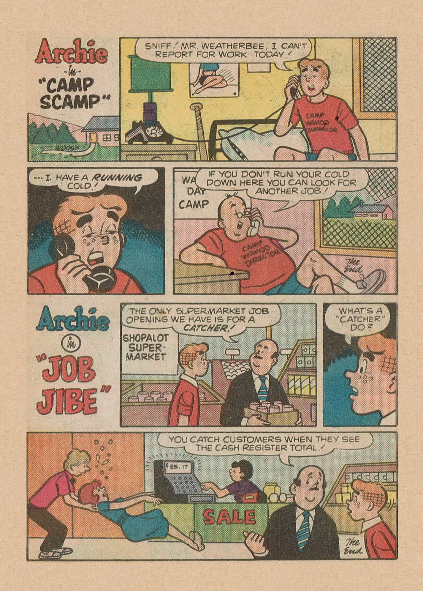 Read online Jughead Jones Comics Digest comic -  Issue #46 - 119