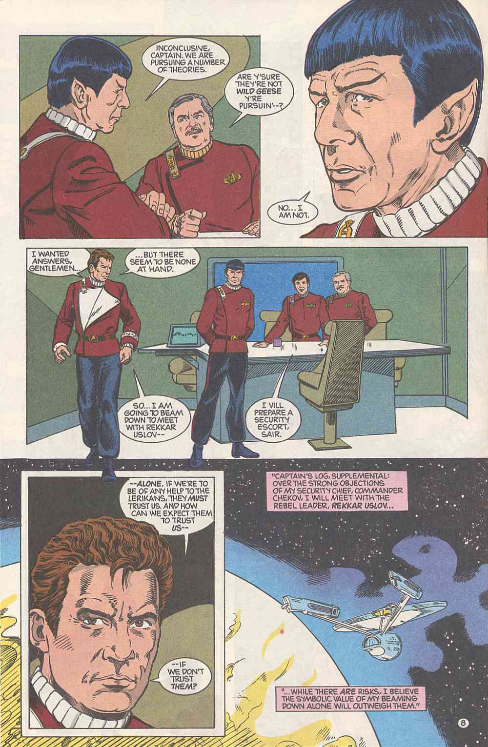 Read online Star Trek (1989) comic -  Issue #21 - 9