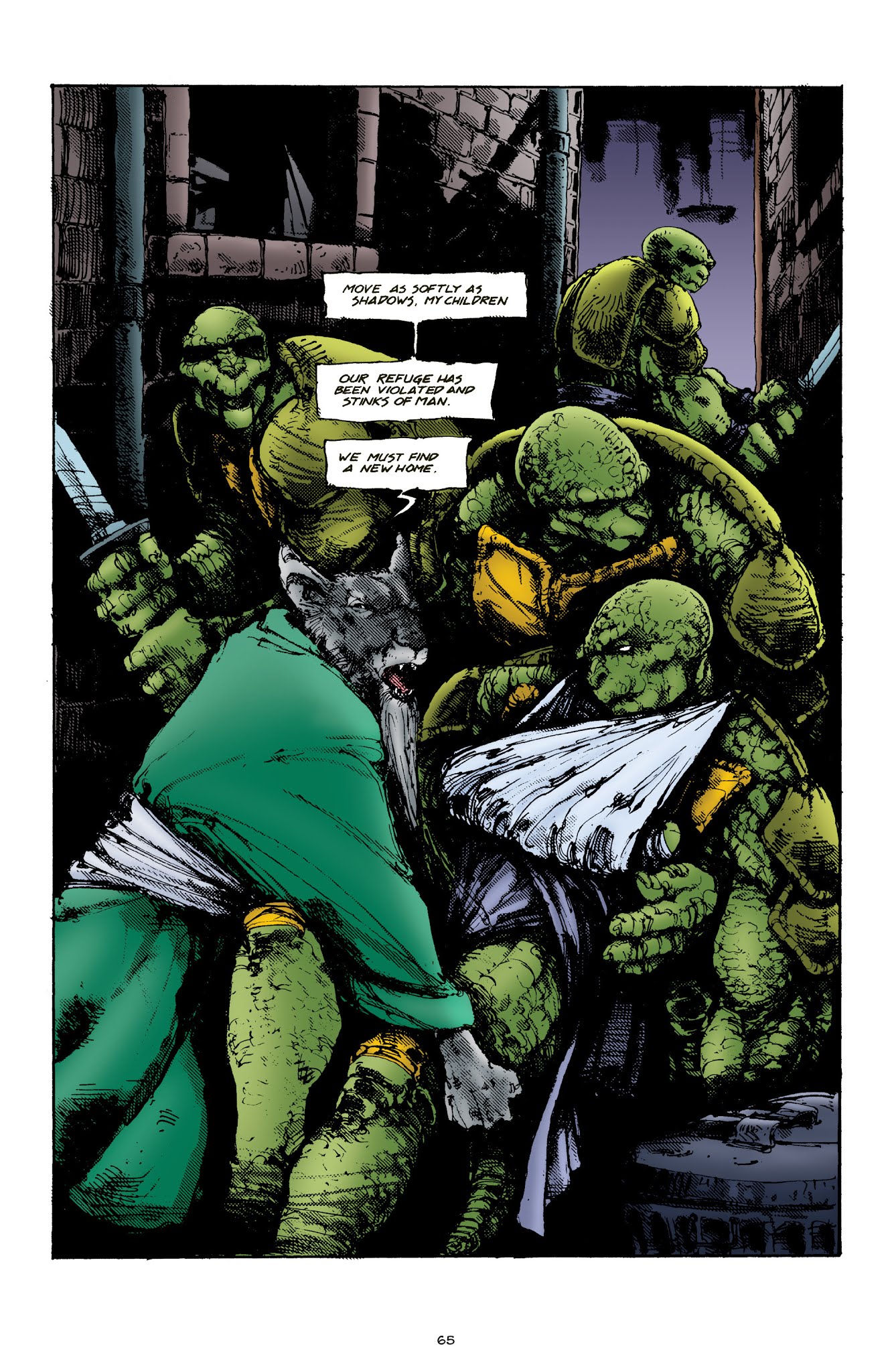 Read online Teenage Mutant Ninja Turtles Legends: Soul's Winter By Michael Zulli comic -  Issue # TPB - 60