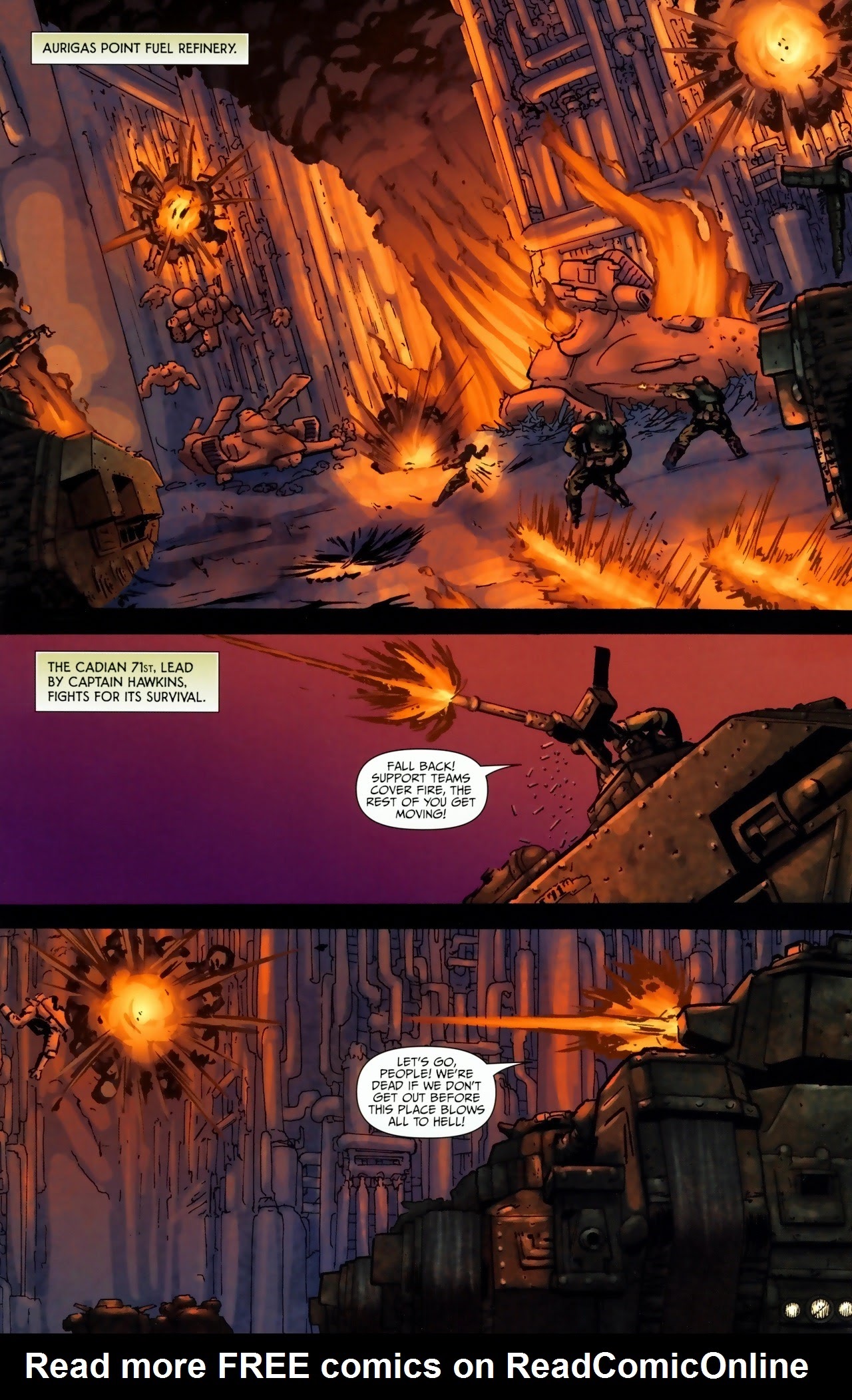 Read online Warhammer 40,000: Fire & Honour comic -  Issue #4 - 4