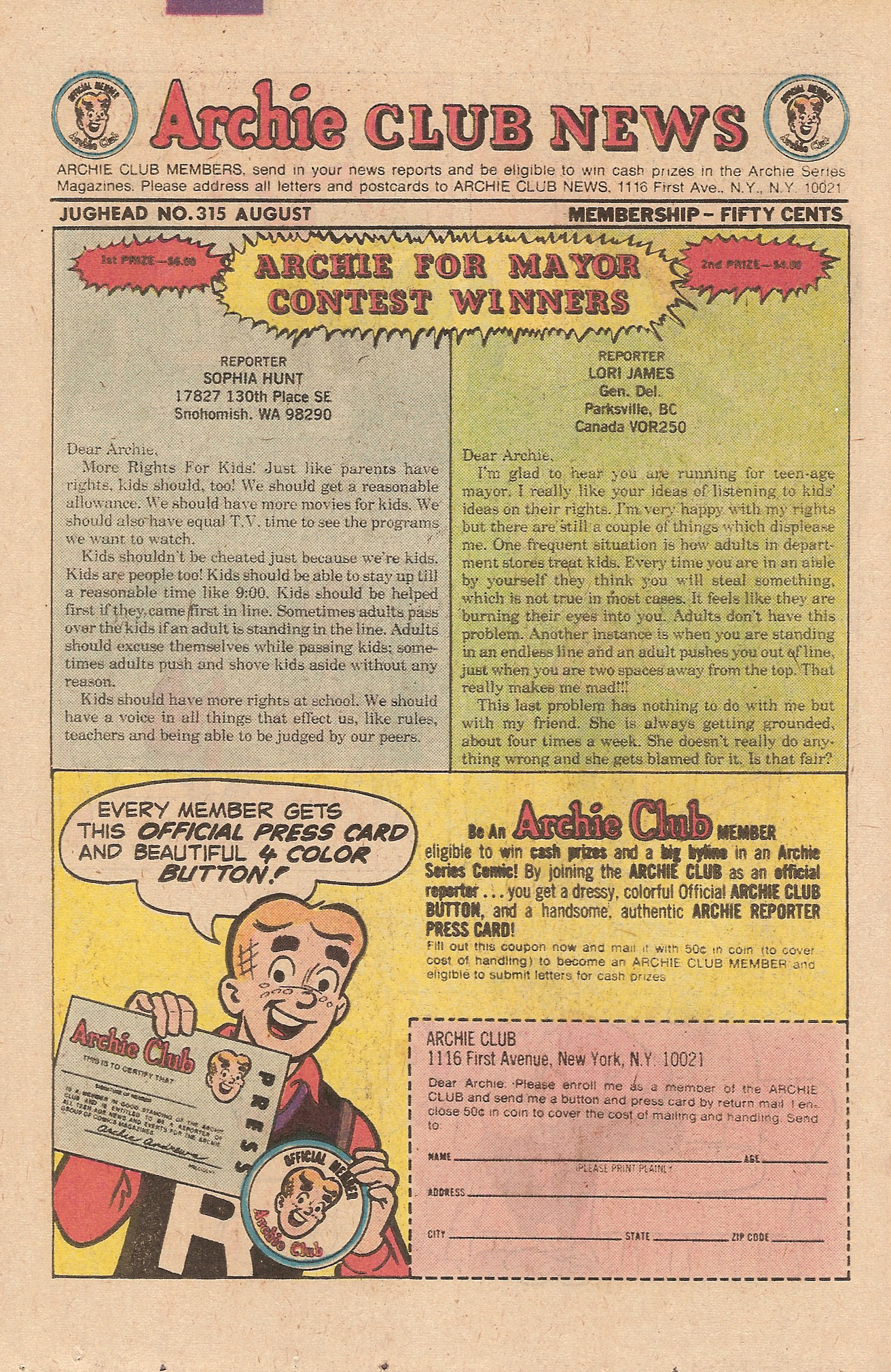 Read online Jughead (1965) comic -  Issue #315 - 18