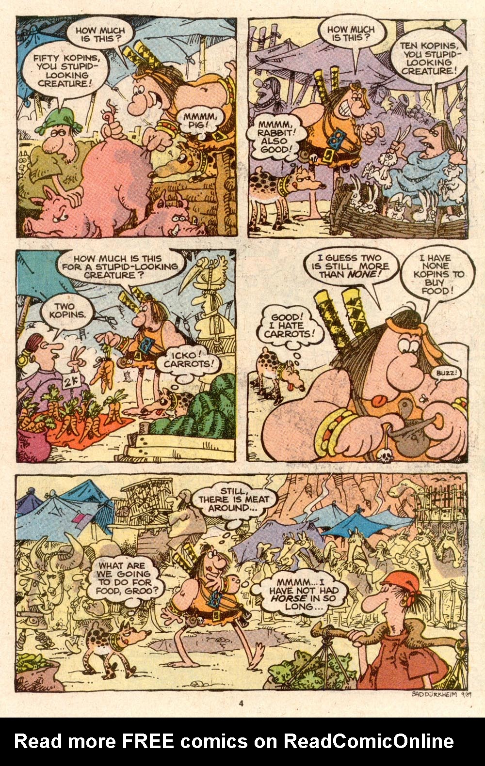Read online Sergio Aragonés Groo the Wanderer comic -  Issue #62 - 4