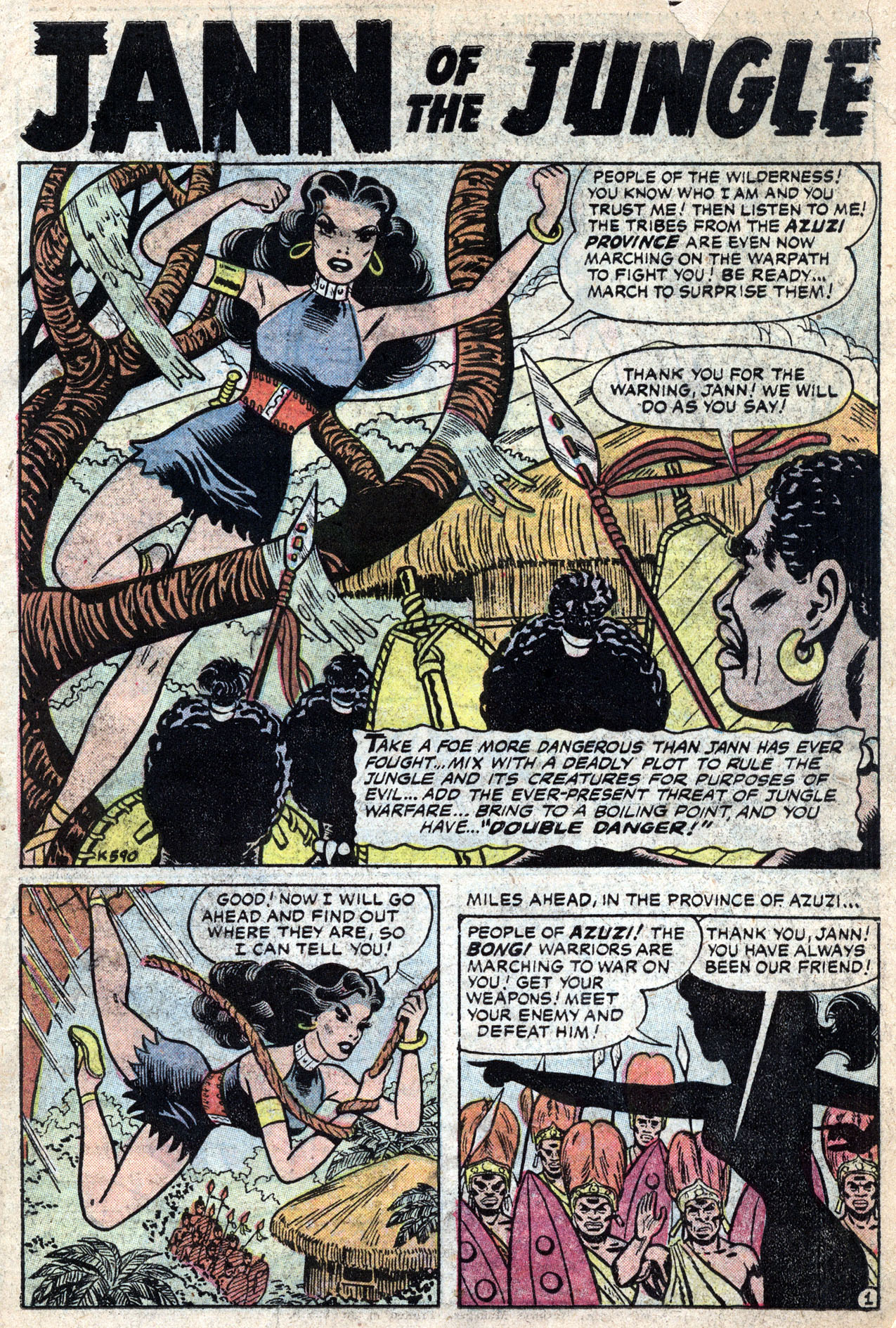 Read online Jann of the Jungle comic -  Issue #14 - 3