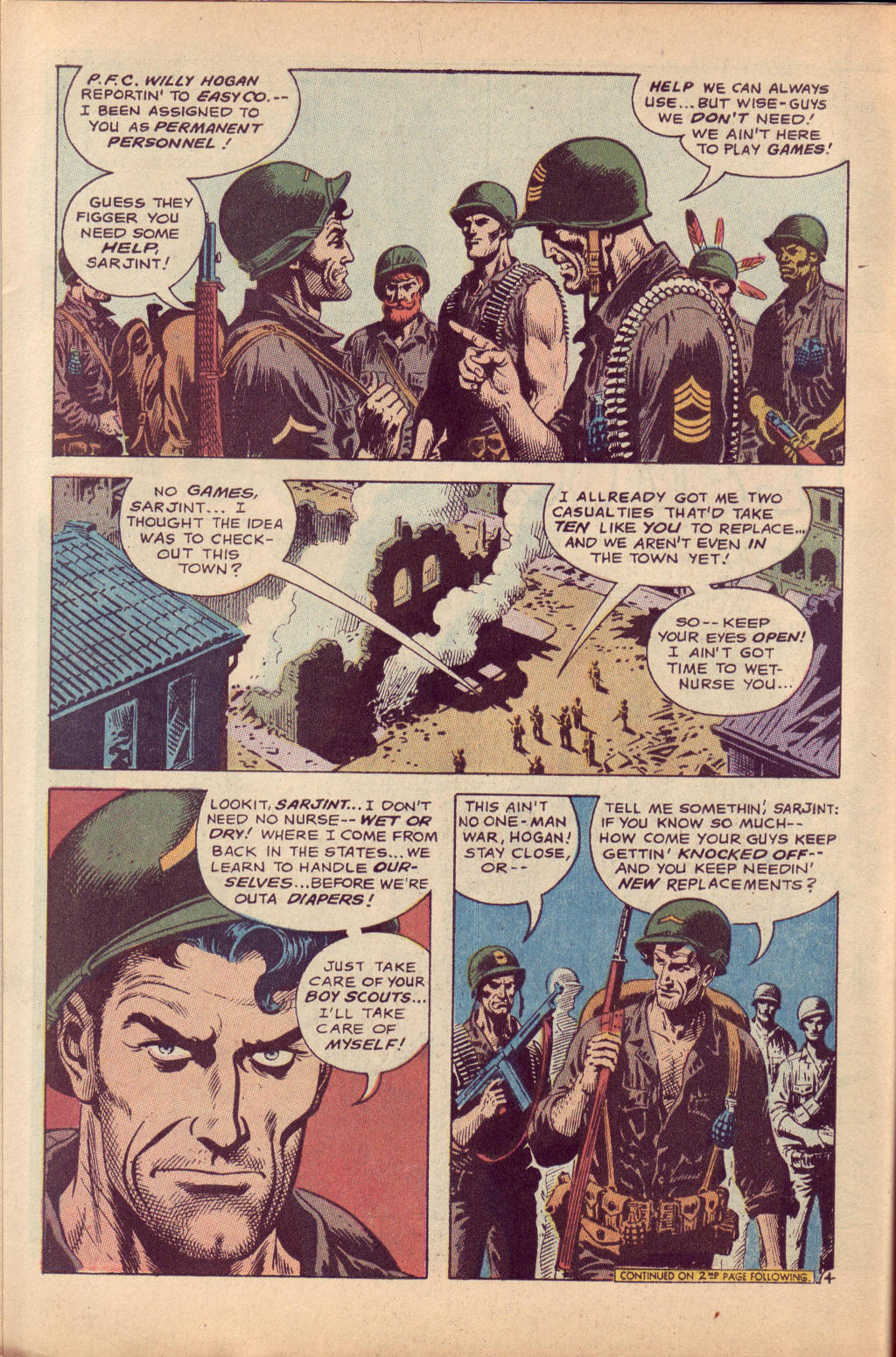 Read online Our Army at War (1952) comic -  Issue #214 - 6