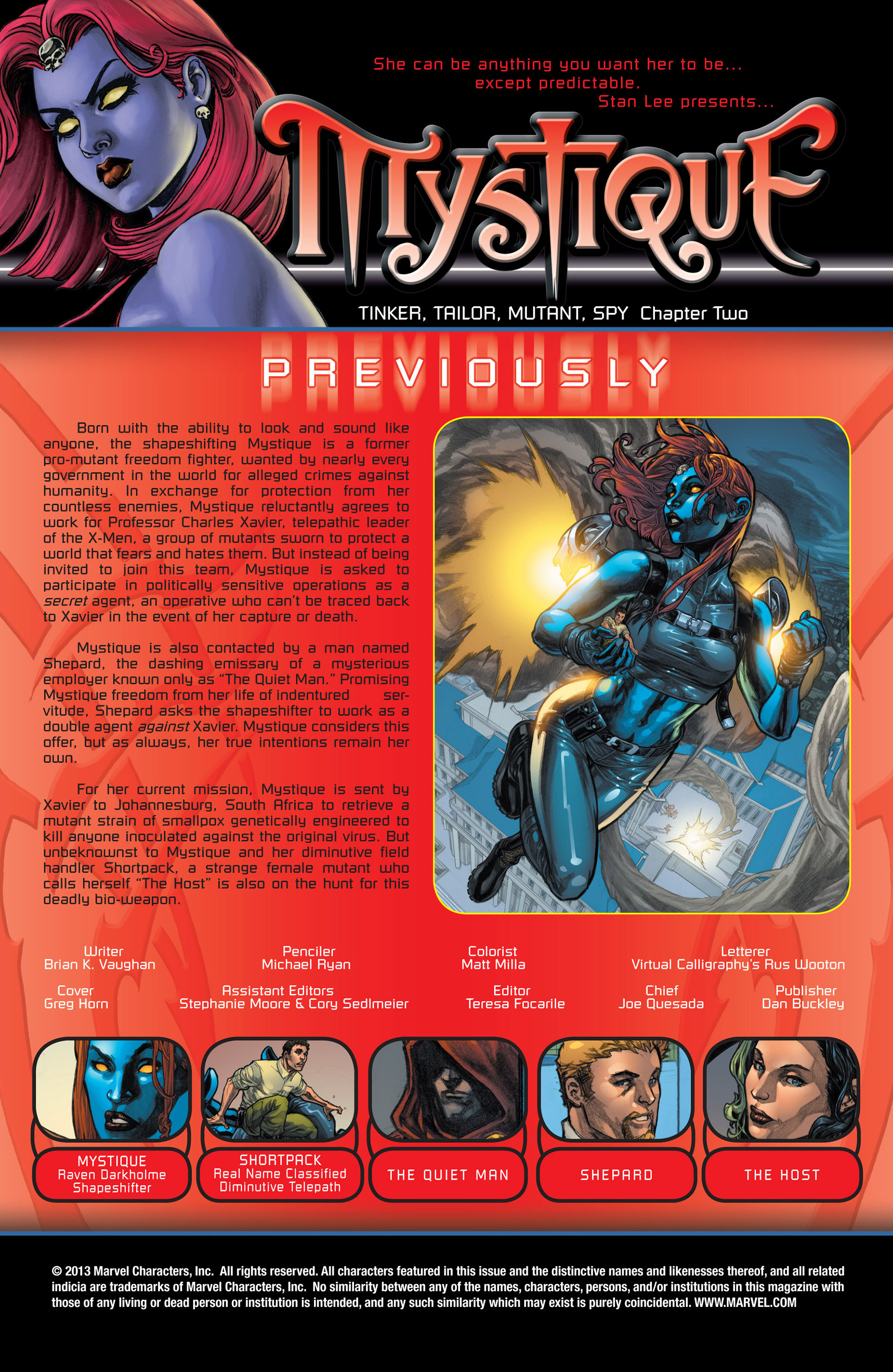 Read online Mystique comic -  Issue #8 - 2