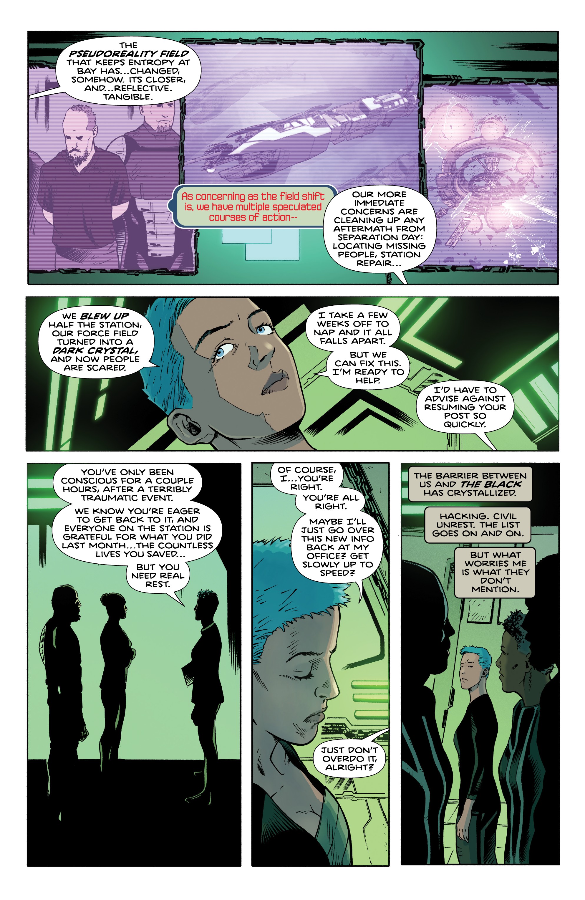 Read online Infinite Dark comic -  Issue #5 - 12
