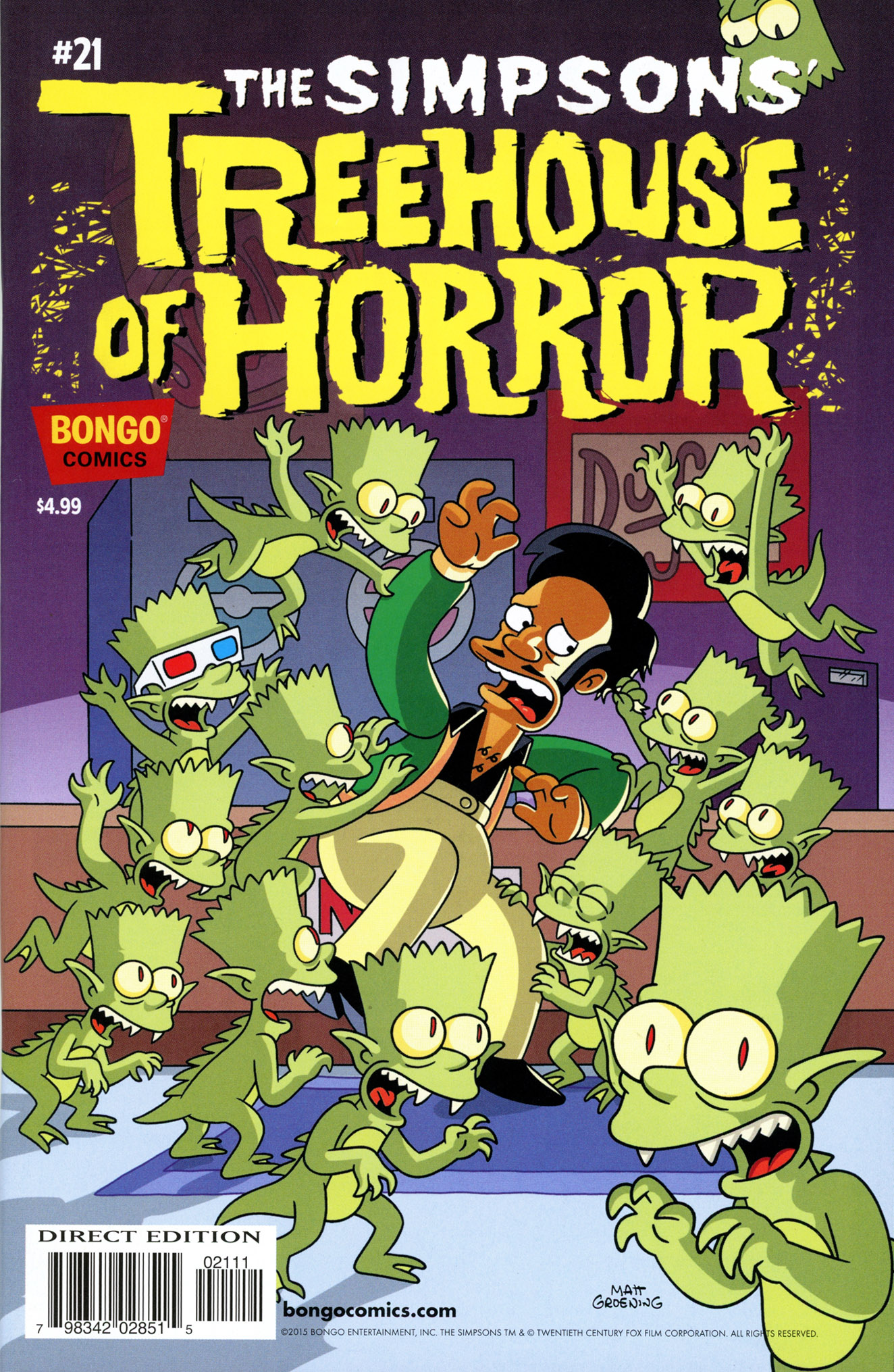 Read online Treehouse of Horror comic -  Issue #21 - 1