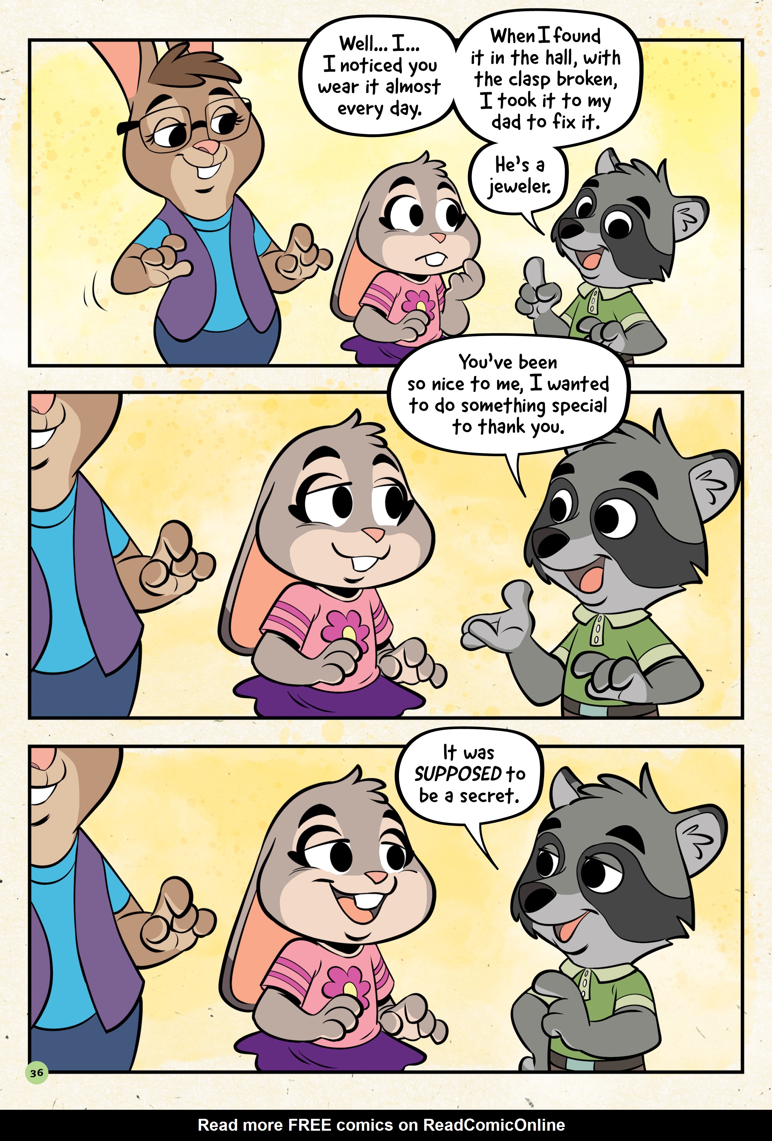 Read online Zootopia: A Hard Day's Work comic -  Issue # Full - 36