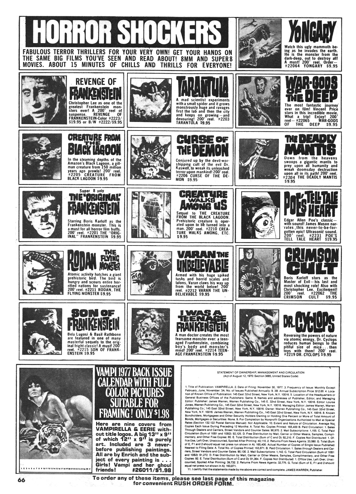 Read online Vampirella (1969) comic -  Issue #67 - 71