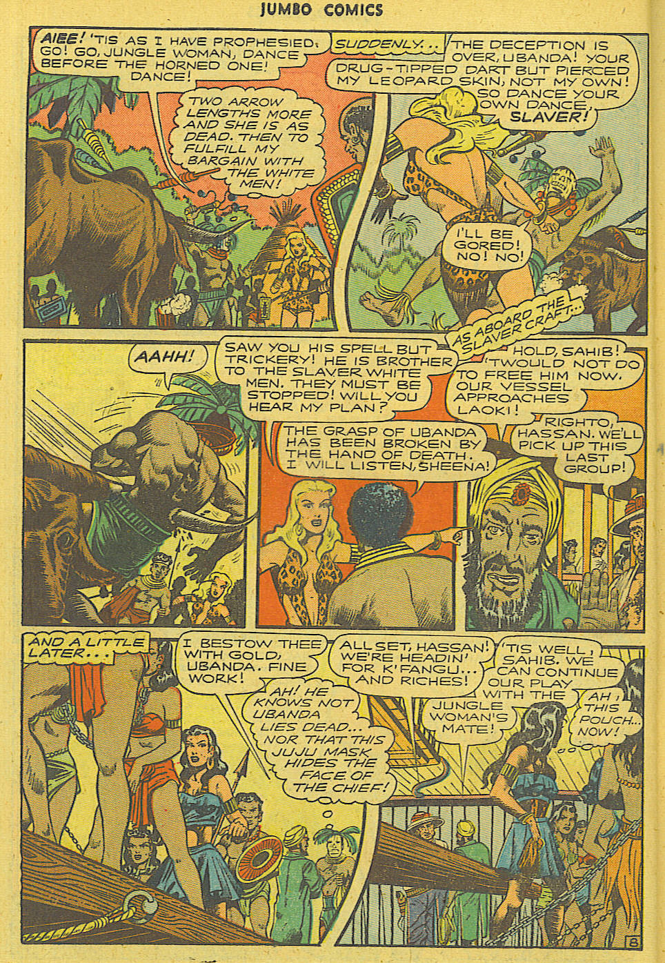 Read online Jumbo Comics comic -  Issue #100 - 11
