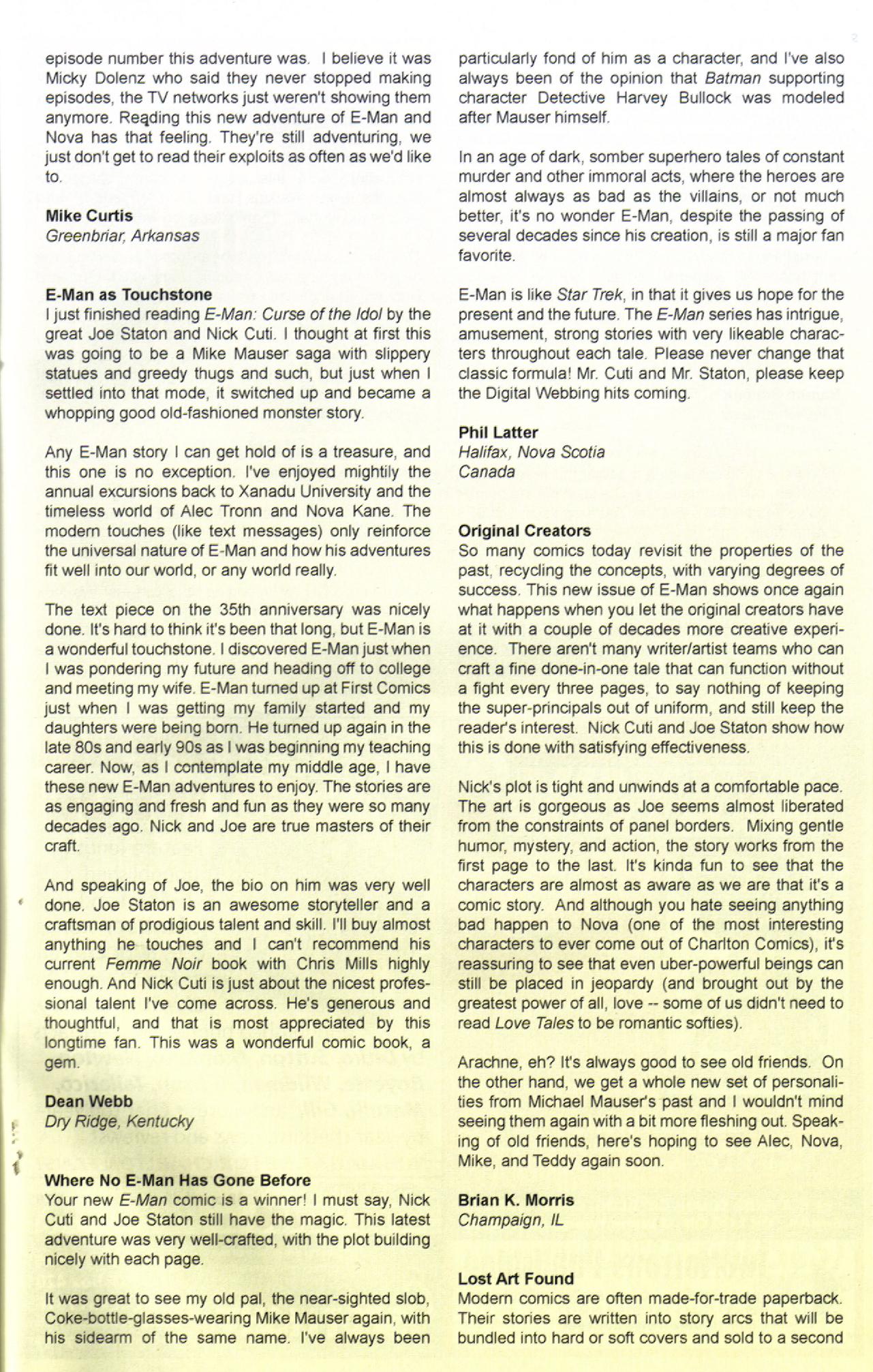 Read online E-Man:The Idol comic -  Issue # Full - 33