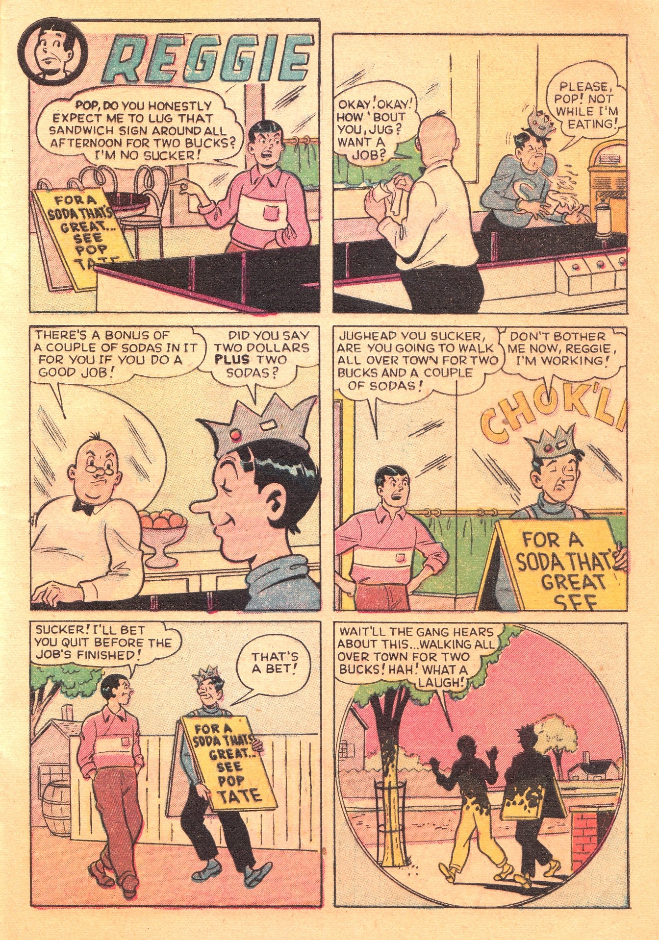 Read online Archie's Rival Reggie comic -  Issue #4 - 31