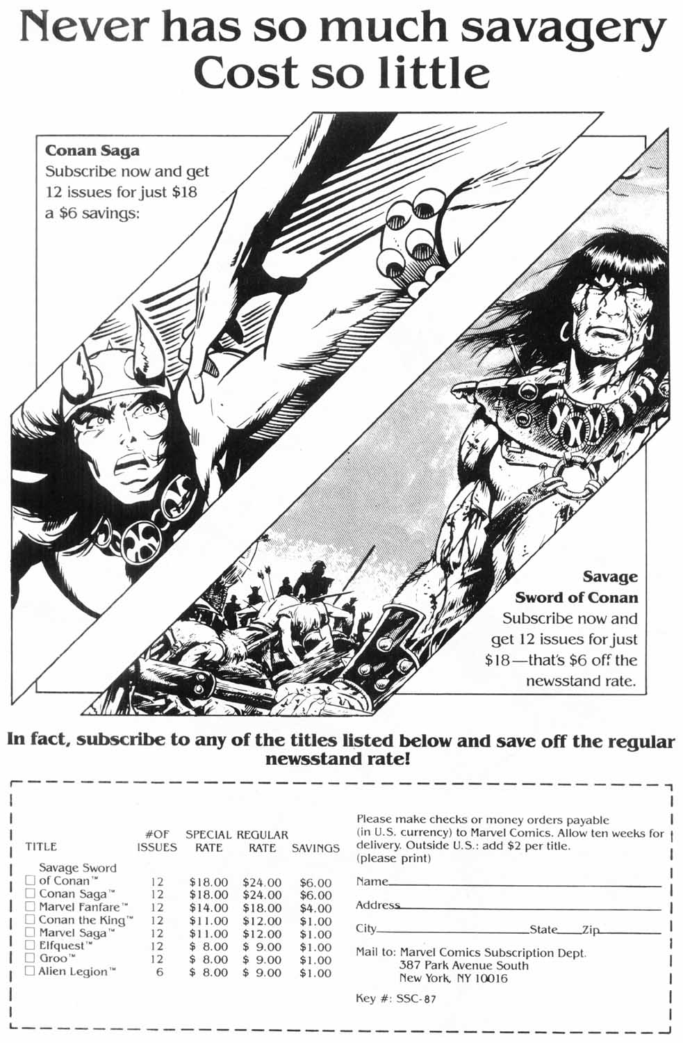 Read online The Savage Sword Of Conan comic -  Issue #157 - 64