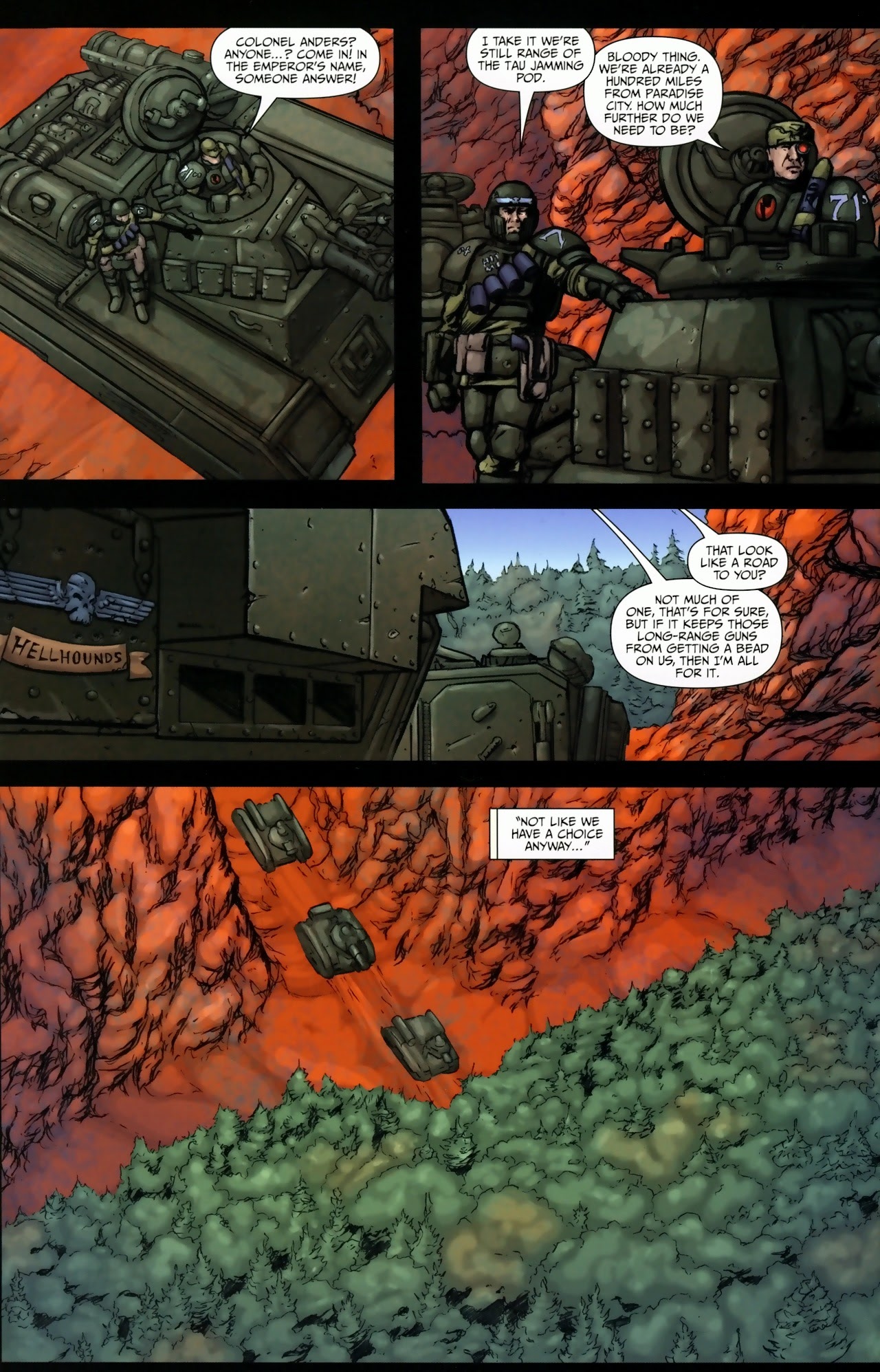 Read online Warhammer 40,000: Fire & Honour comic -  Issue #3 - 4