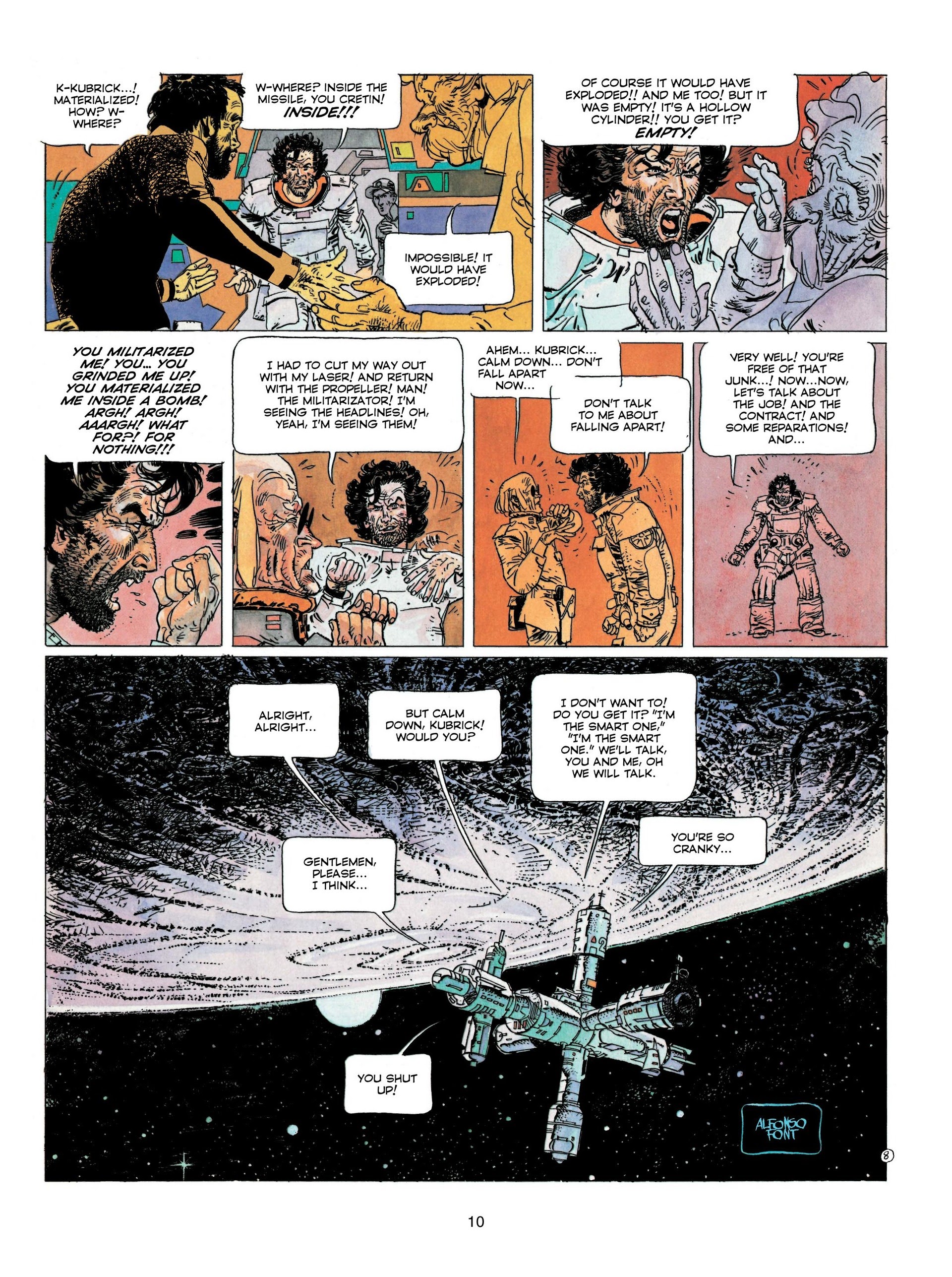 Read online Clarke and Kubrick comic -  Issue #1 - 11