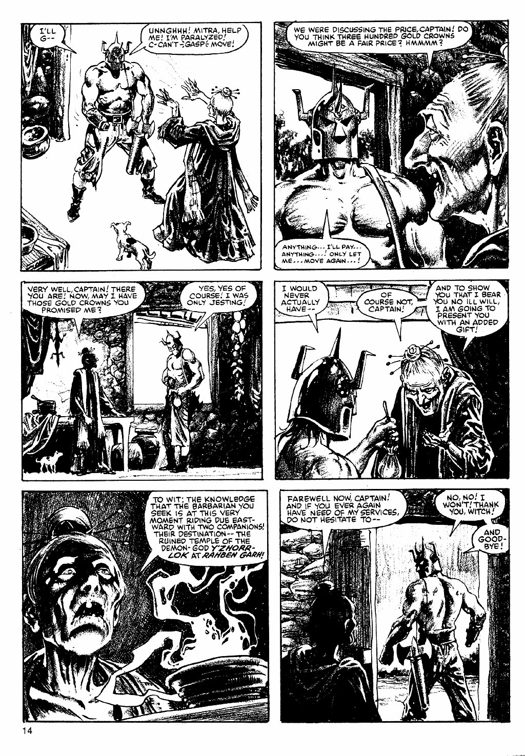 Read online The Savage Sword Of Conan comic -  Issue #83 - 14