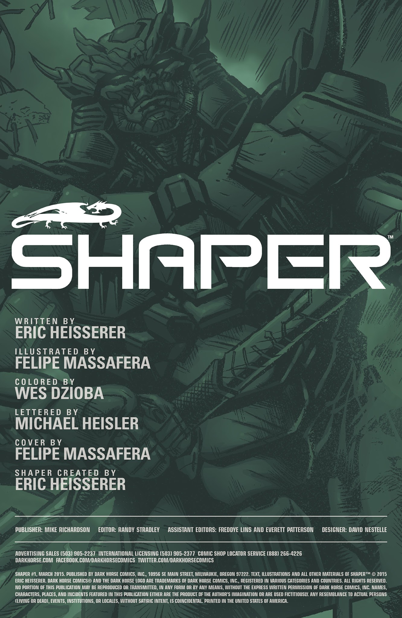 Read online Shaper comic -  Issue #1 - 2