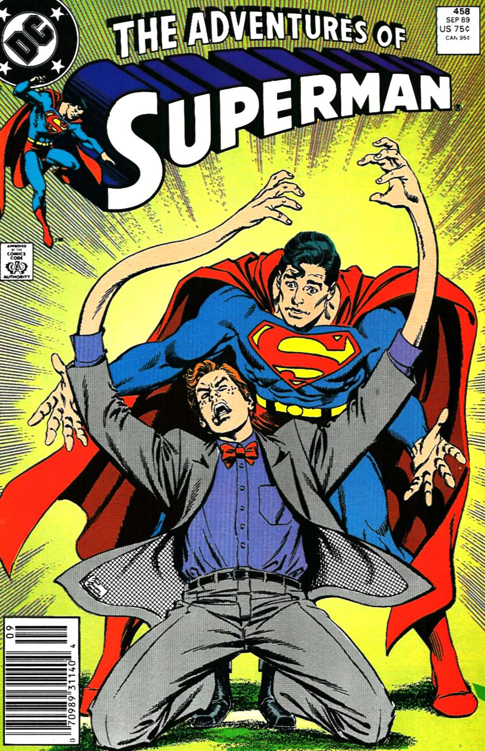 Read online Adventures of Superman (1987) comic -  Issue #458 - 1