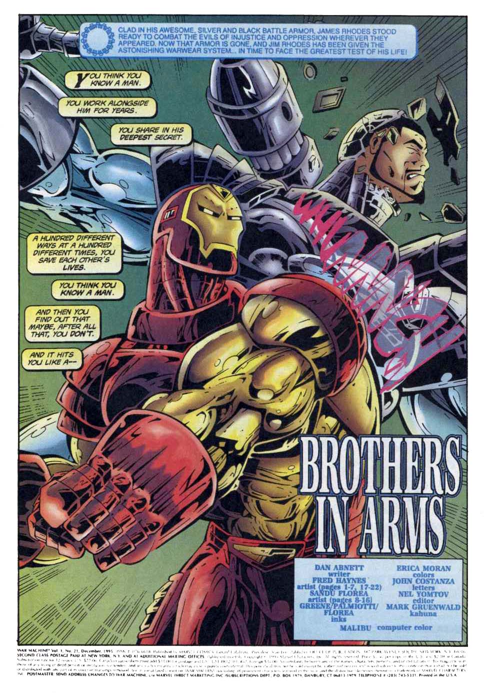 Read online War Machine (1994) comic -  Issue #21 - 2
