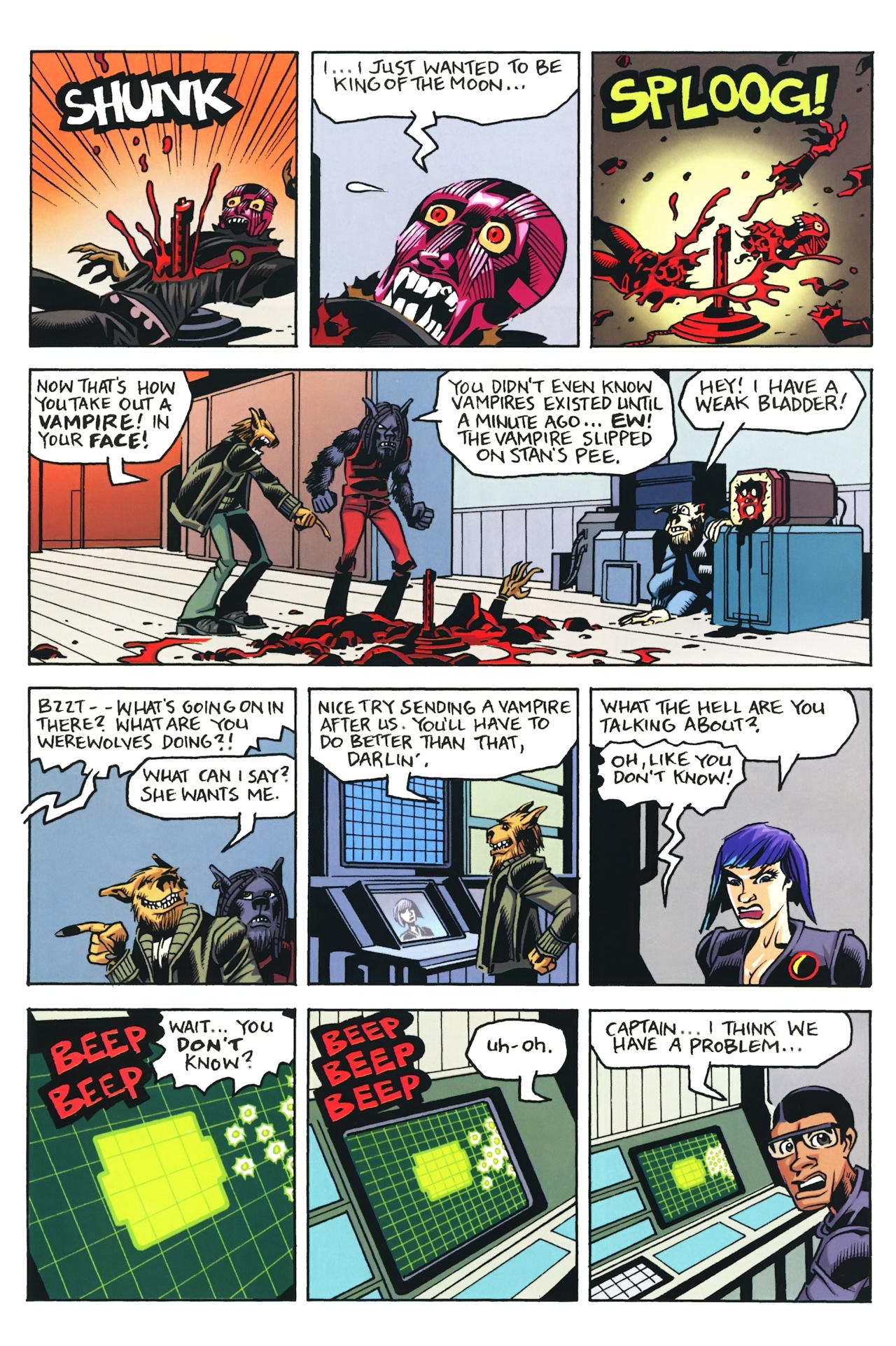 Read online Werewolves on the Moon: Versus Vampires comic -  Issue #1 - 26