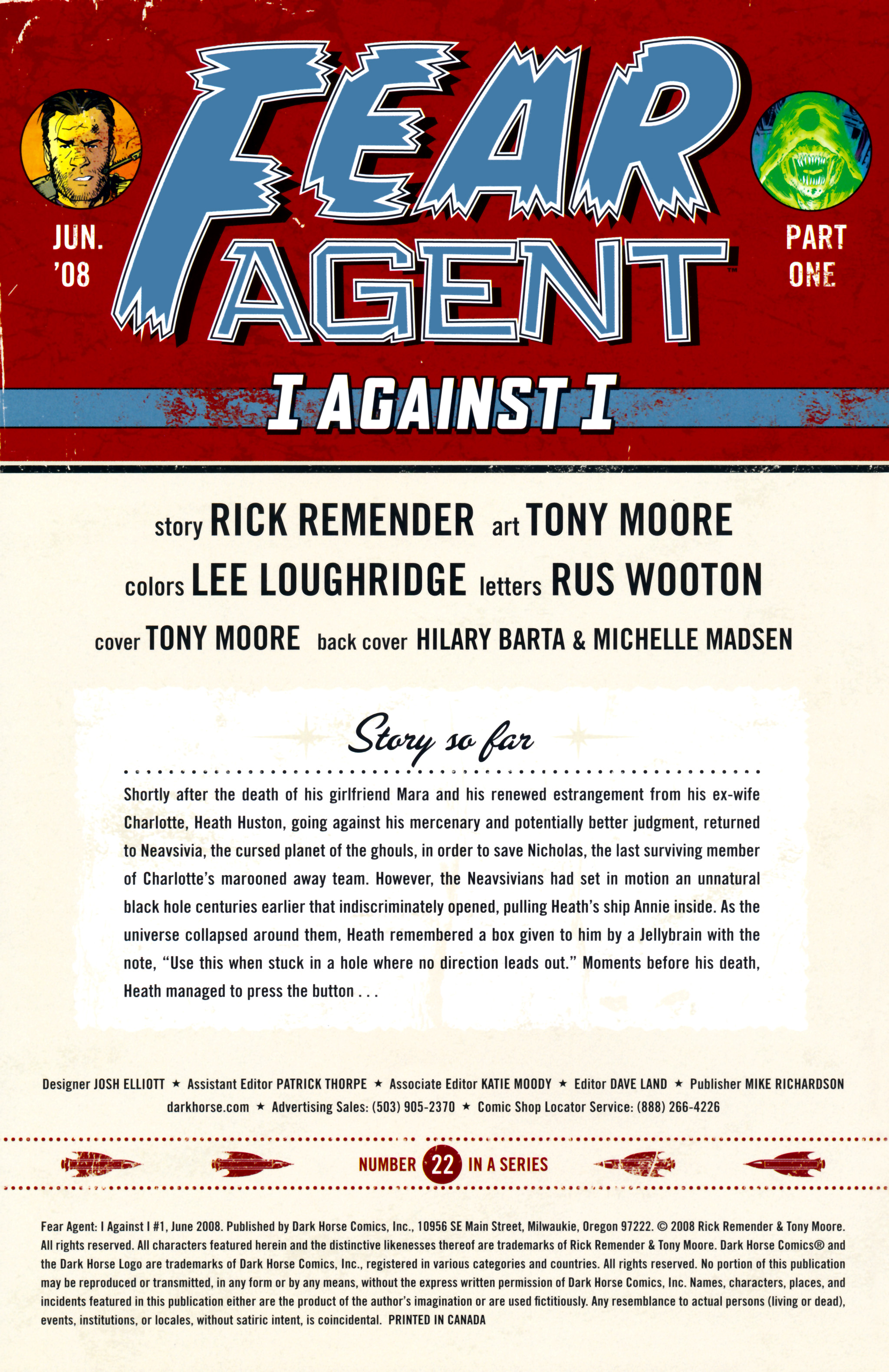 Read online Fear Agent comic -  Issue #22 - 3