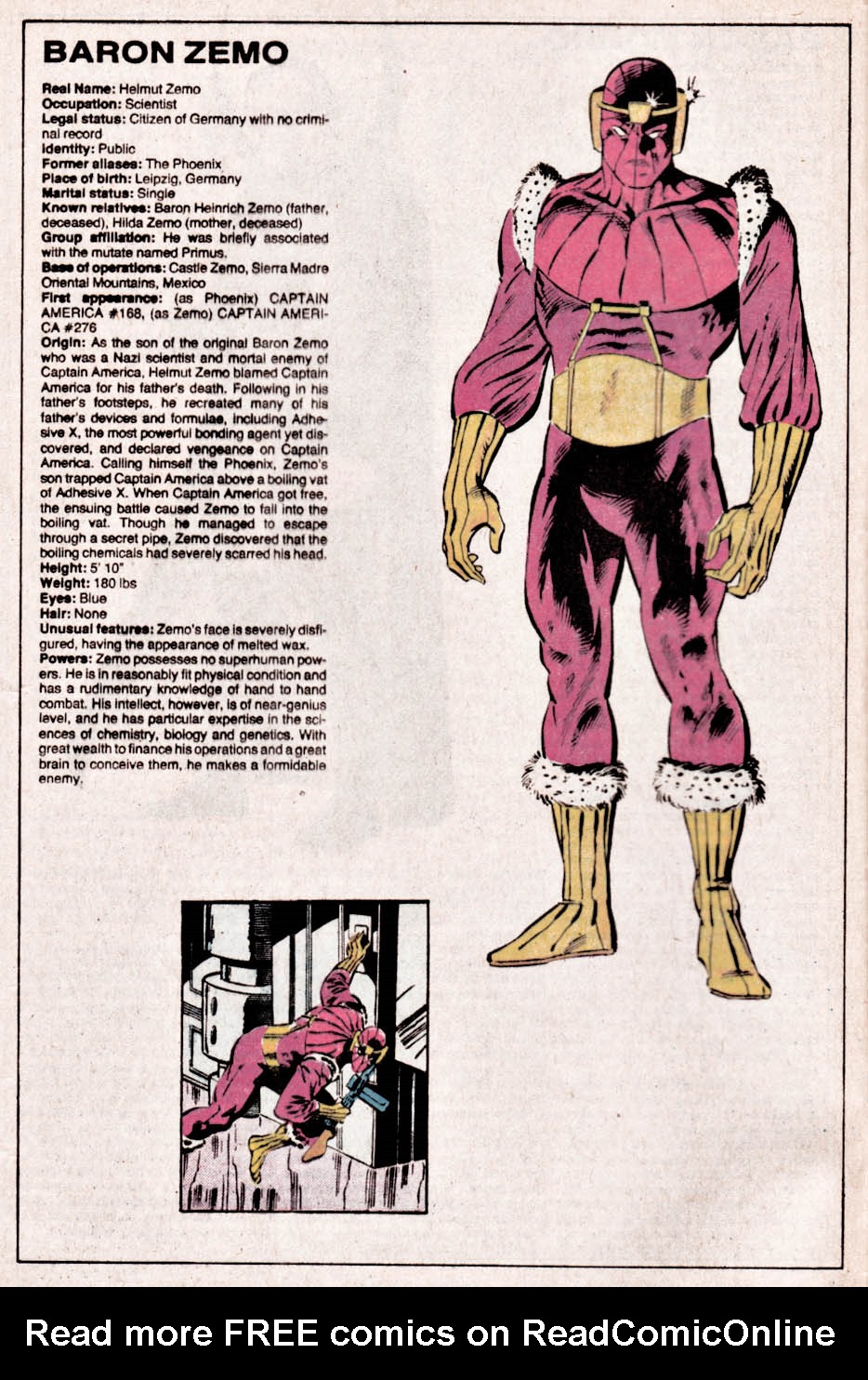Read online The Official Handbook of the Marvel Universe comic -  Issue #2 - 4