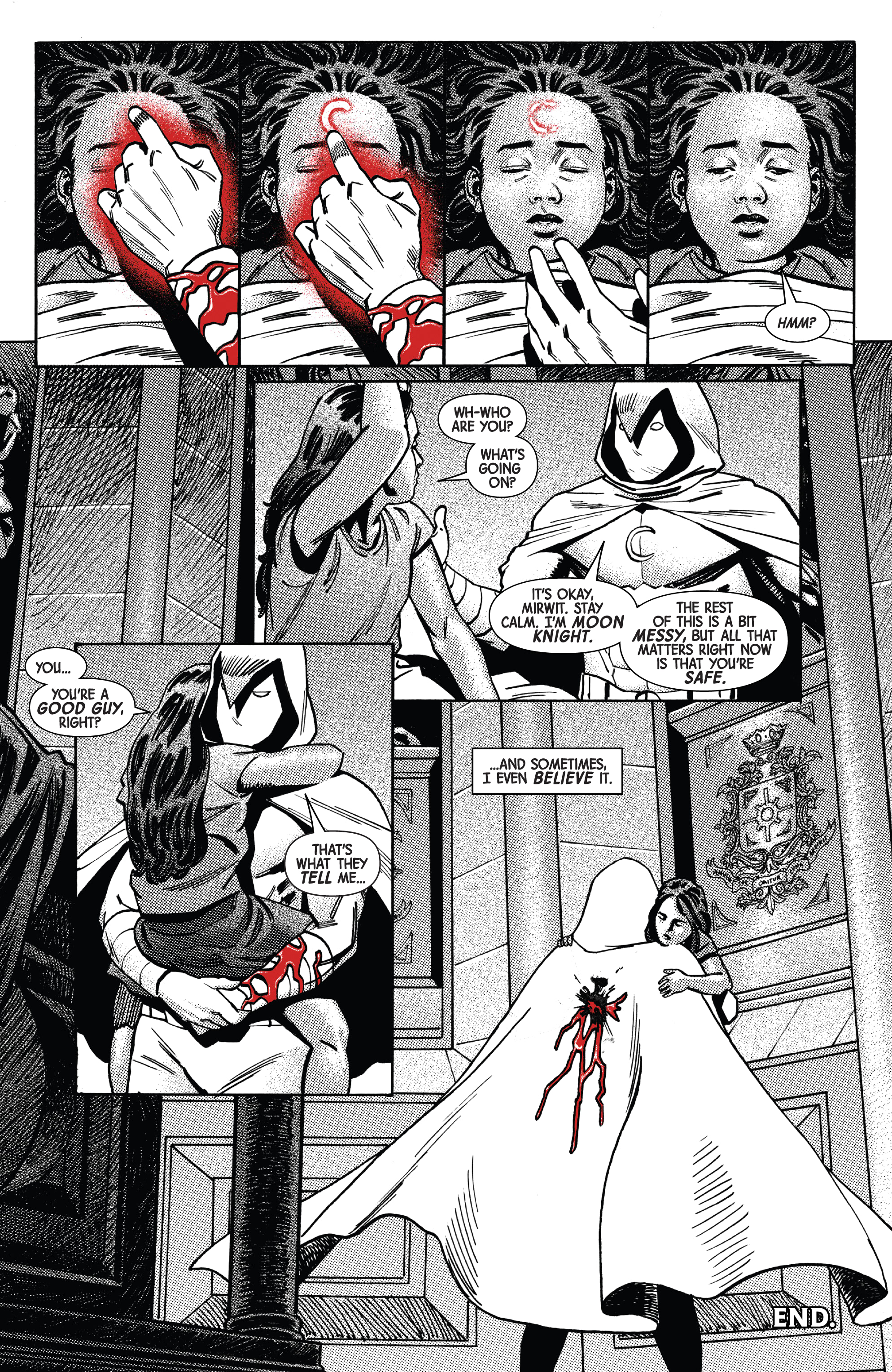 Read online Moon Knight: Black, White & Blood comic -  Issue #3 - 23