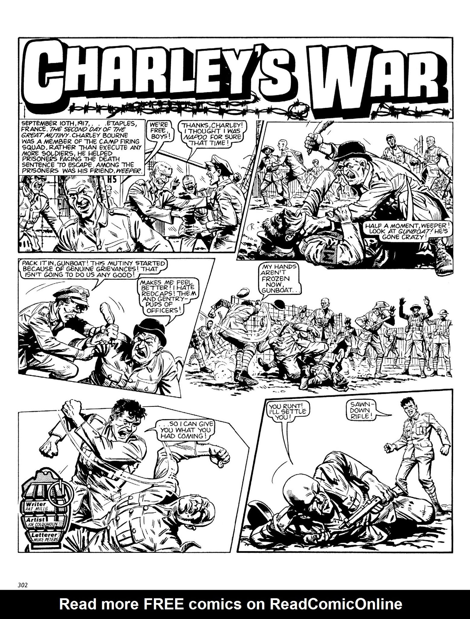 Read online Charley's War: The Definitive Collection comic -  Issue # TPB 2 - 302