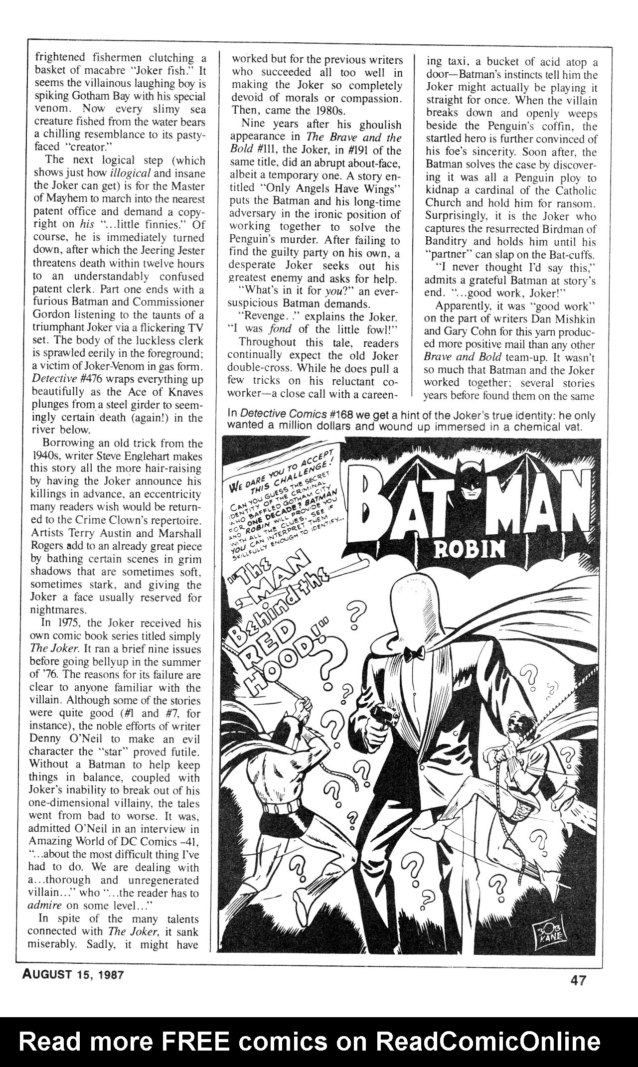 Read online Amazing Heroes comic -  Issue #123 - 46