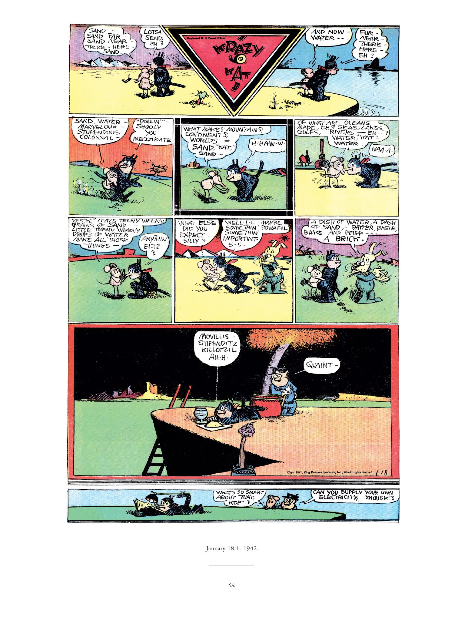 Read online Krazy & Ignatz comic -  Issue # TPB 12 - 67