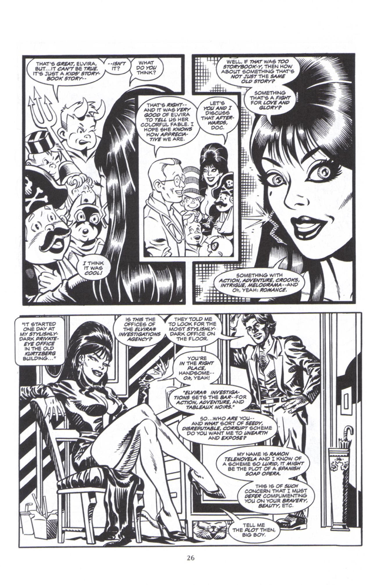 Read online Elvira, Mistress of the Dark comic -  Issue #100 - 28