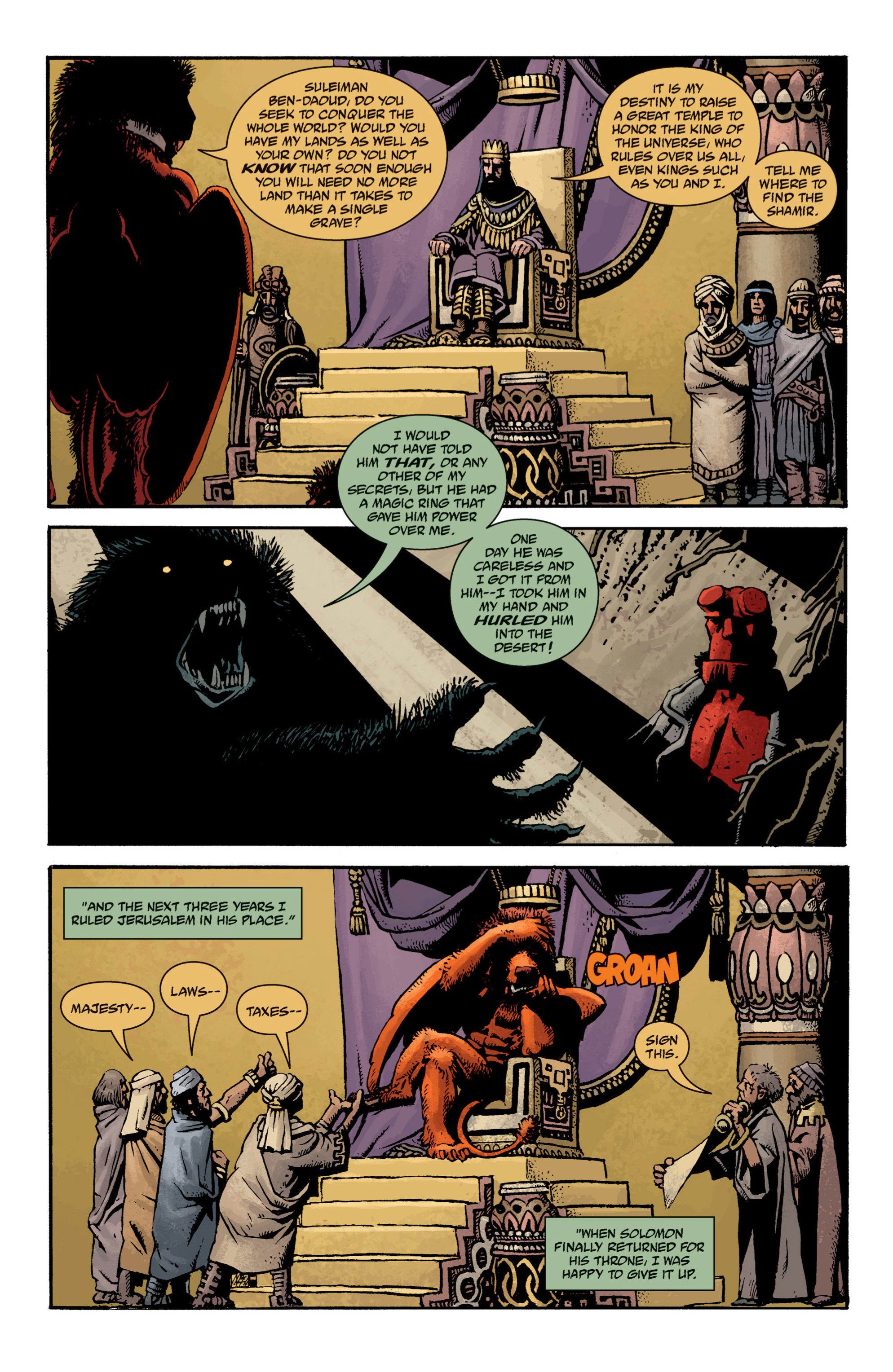 Read online Hellboy comic -  Issue #11 - 136