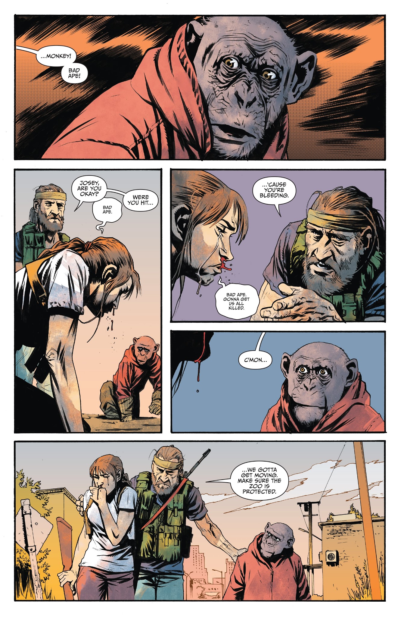 Read online War for the Planet of the Apes comic -  Issue #2 - 16