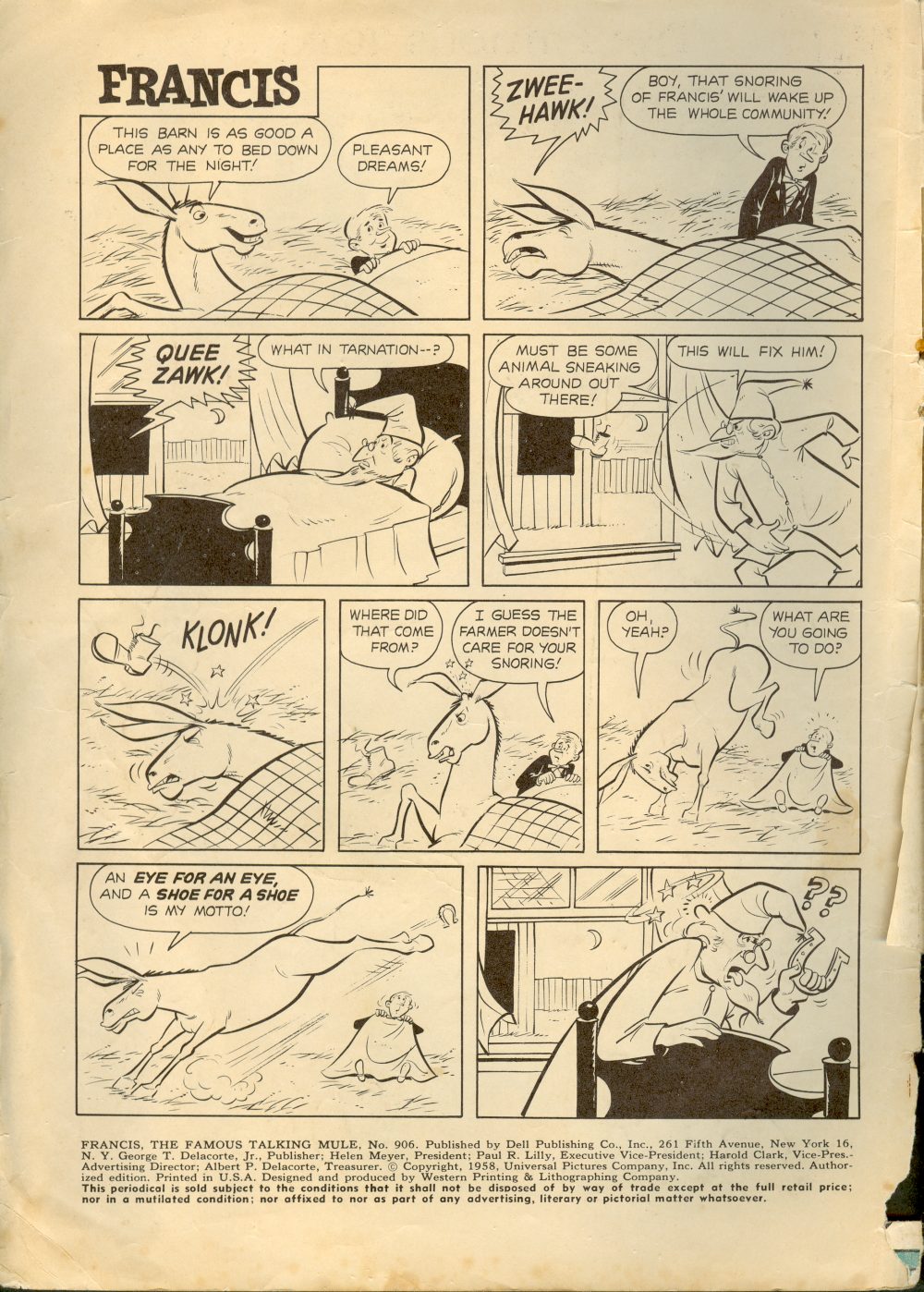 Read online Four Color Comics comic -  Issue #906 - 2