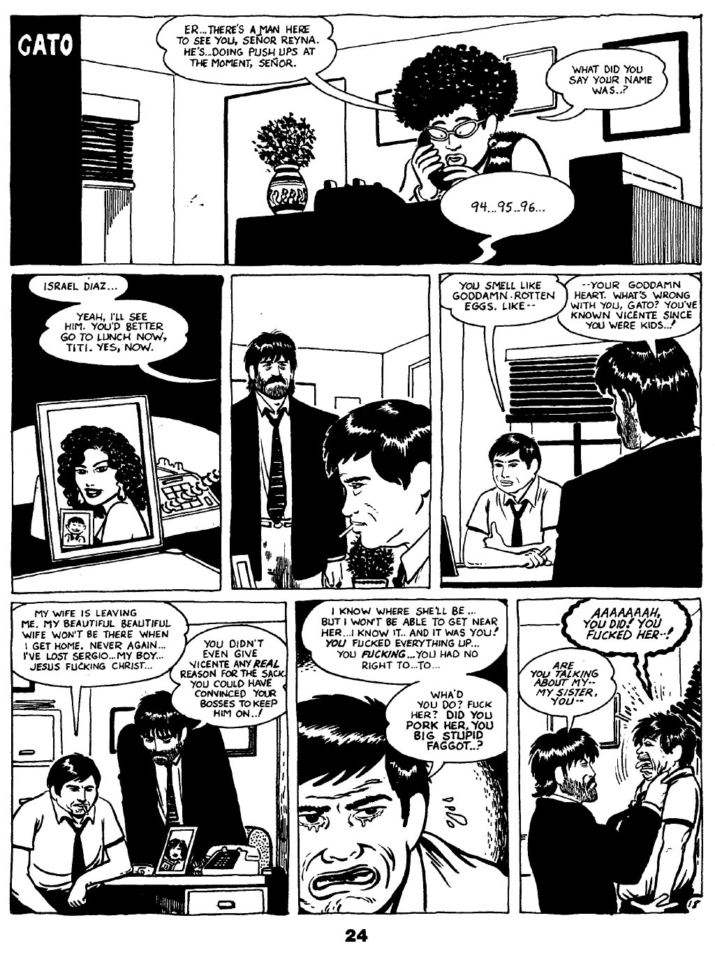 Read online Love and Rockets (1982) comic -  Issue #19 - 26