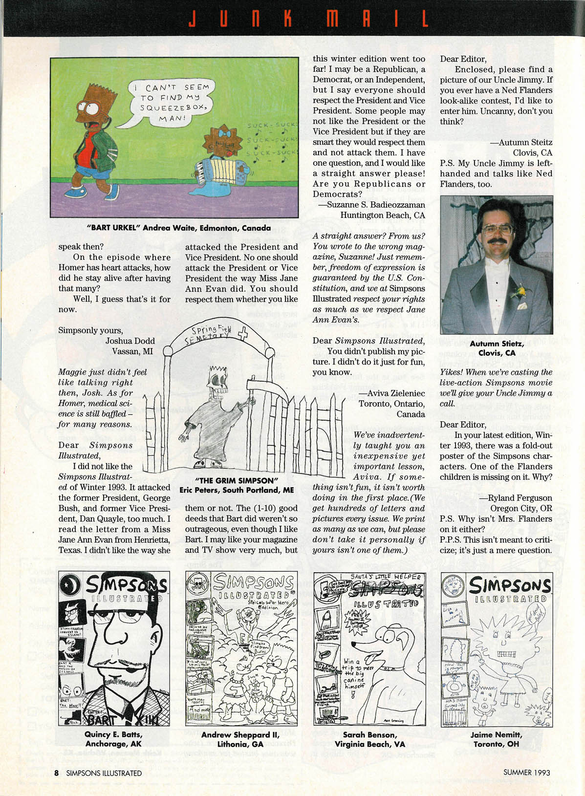 Read online Simpsons Illustrated (1991) comic -  Issue #9 - 10