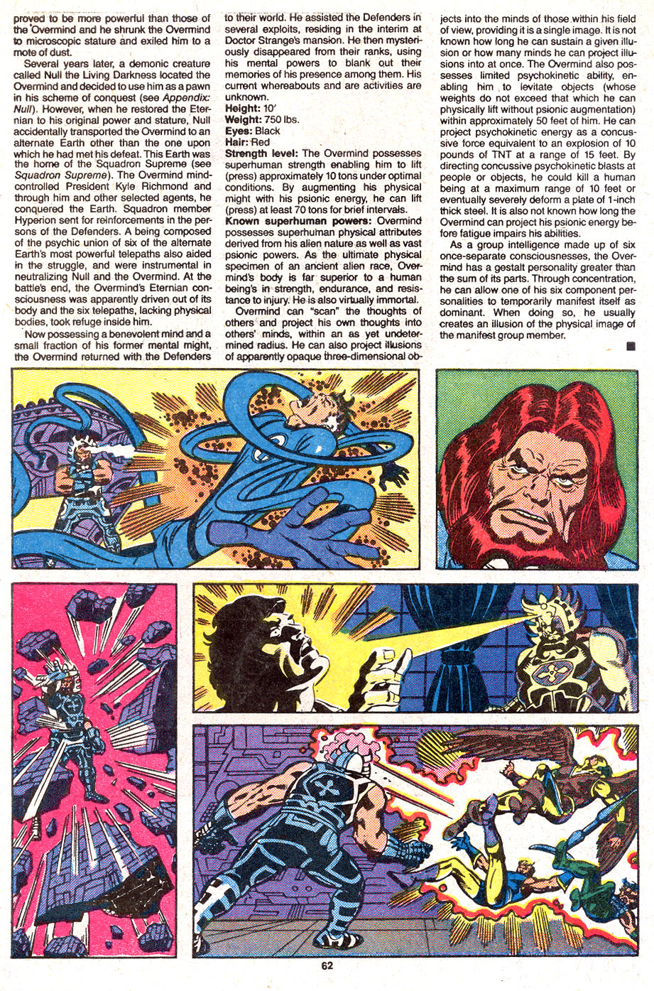 Read online The Official Handbook of the Marvel Universe Deluxe Edition comic -  Issue #9 - 68